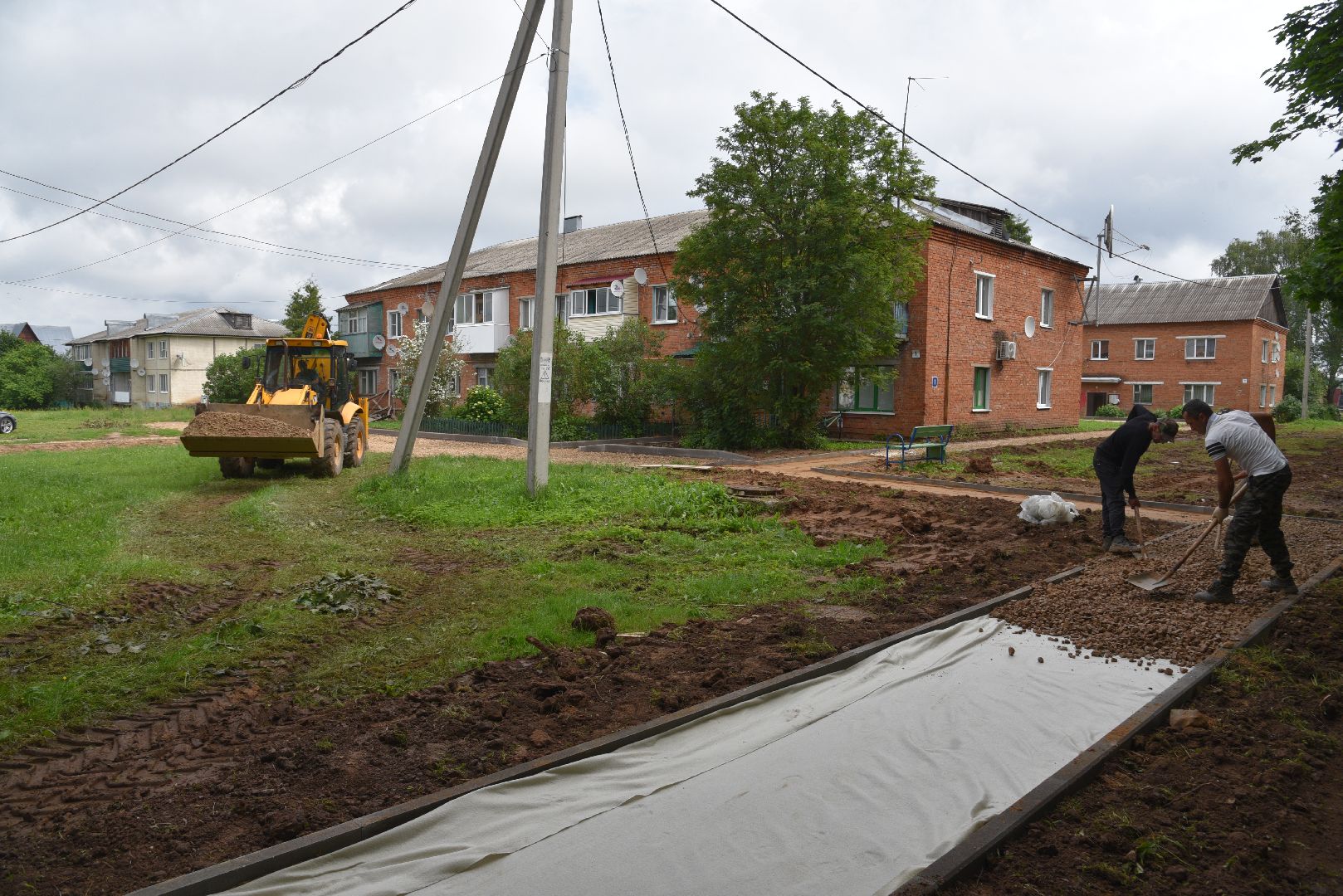 лотошино, микулино, благоустройство, дворовые территории,