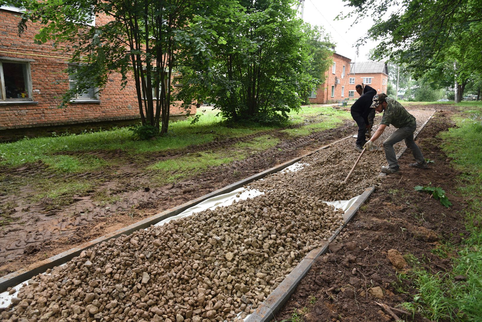 лотошино, микулино, благоустройство, дворовые территории,