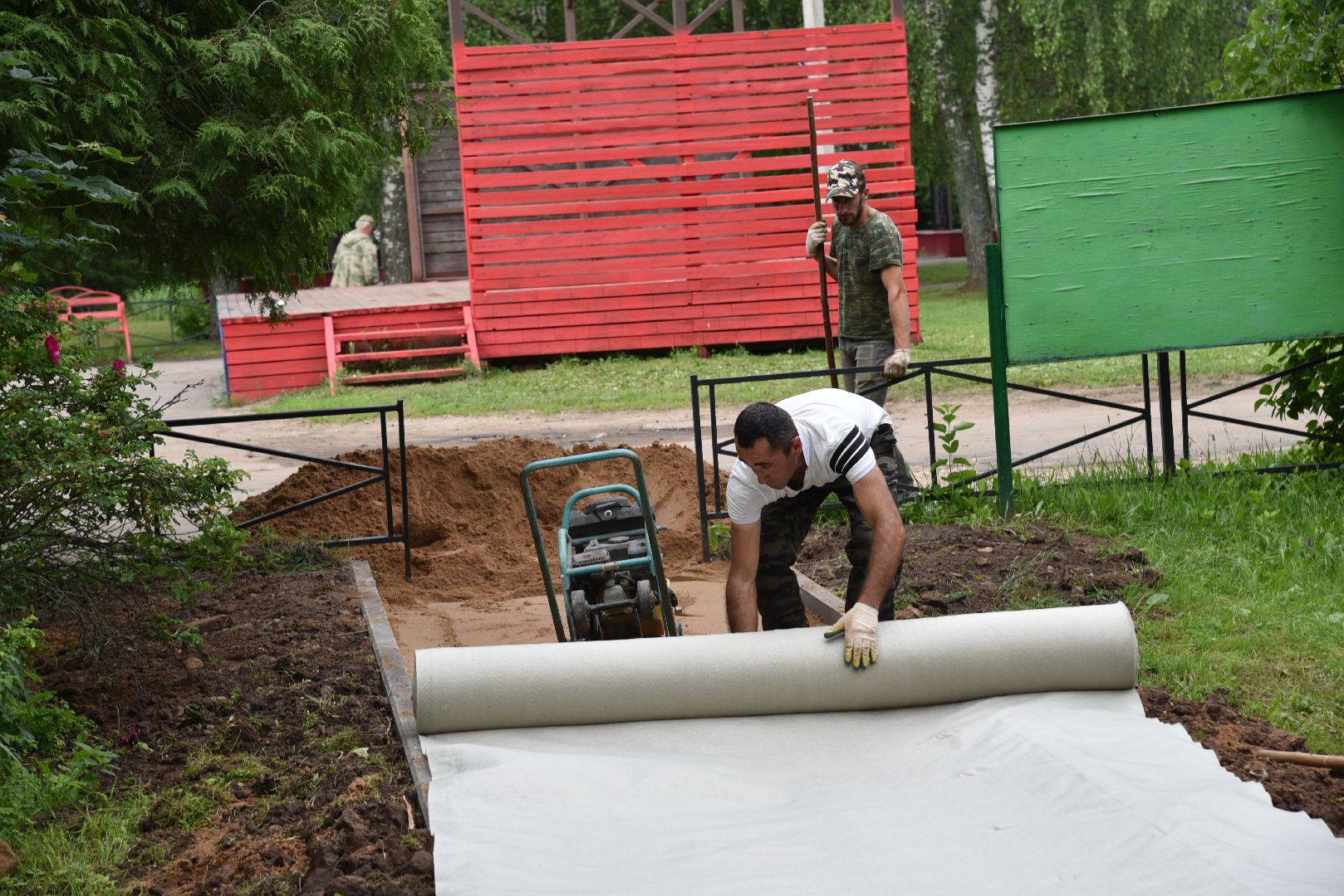 лотошино, микулино, благоустройство, дворовые территории,