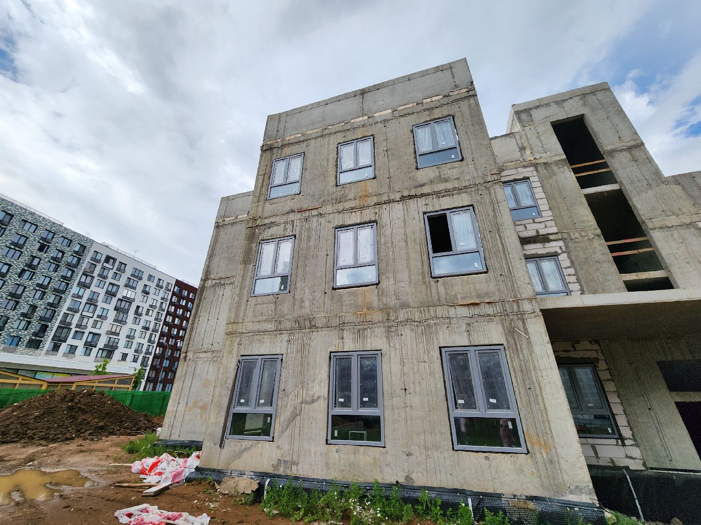 строительство сада, купелинка девелопмент, эко видное 2, сапроново, ленинский округ, детский сад,