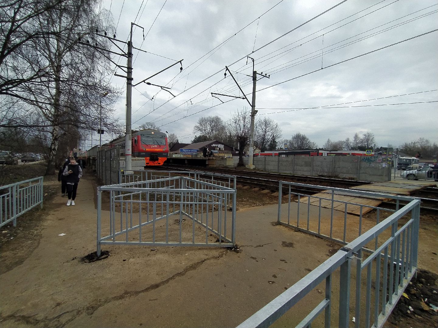 Железная дорога, станция, безопасность, переход