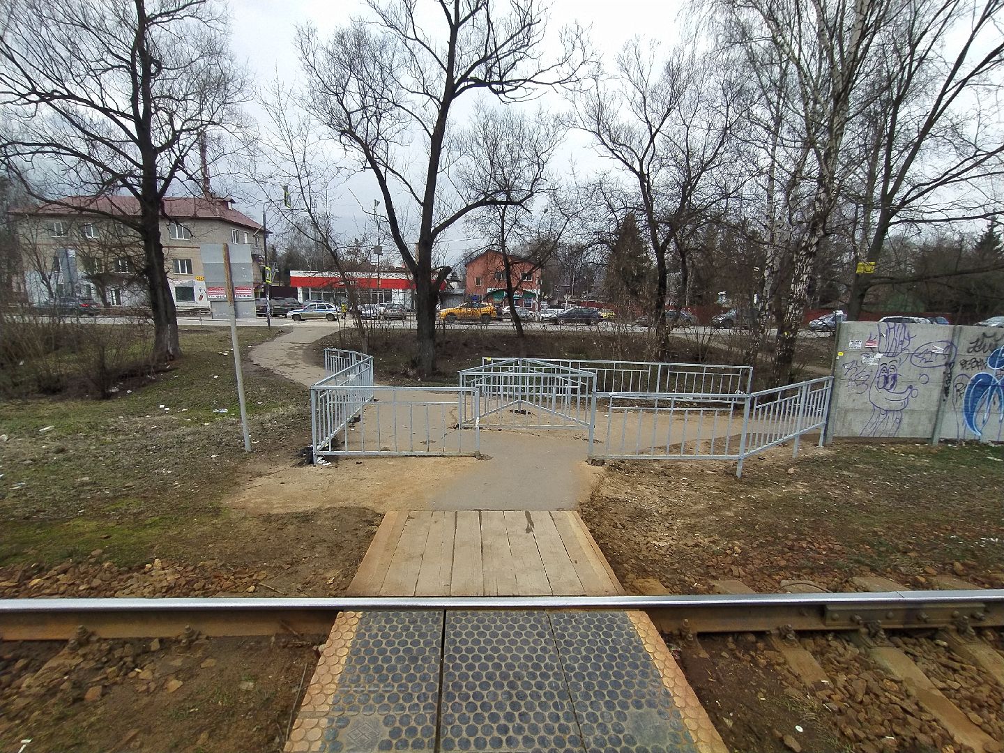 Железная дорога, станция, безопасность, переход