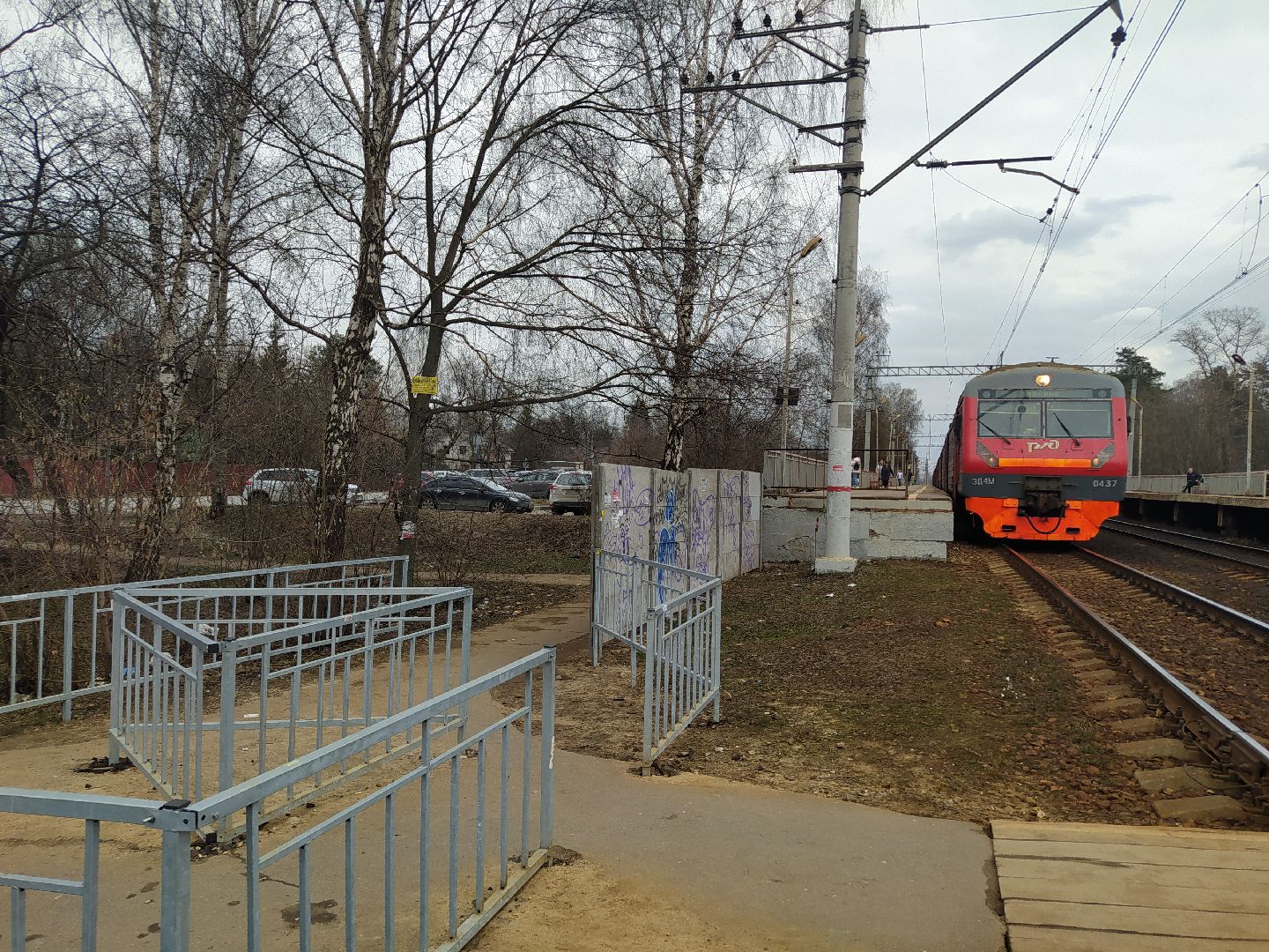 Железная дорога, станция, безопасность, переход