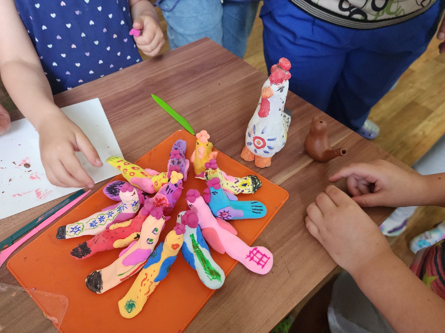 шатура, культурная шатура, народное творчество, фарфор, лепка, дети,