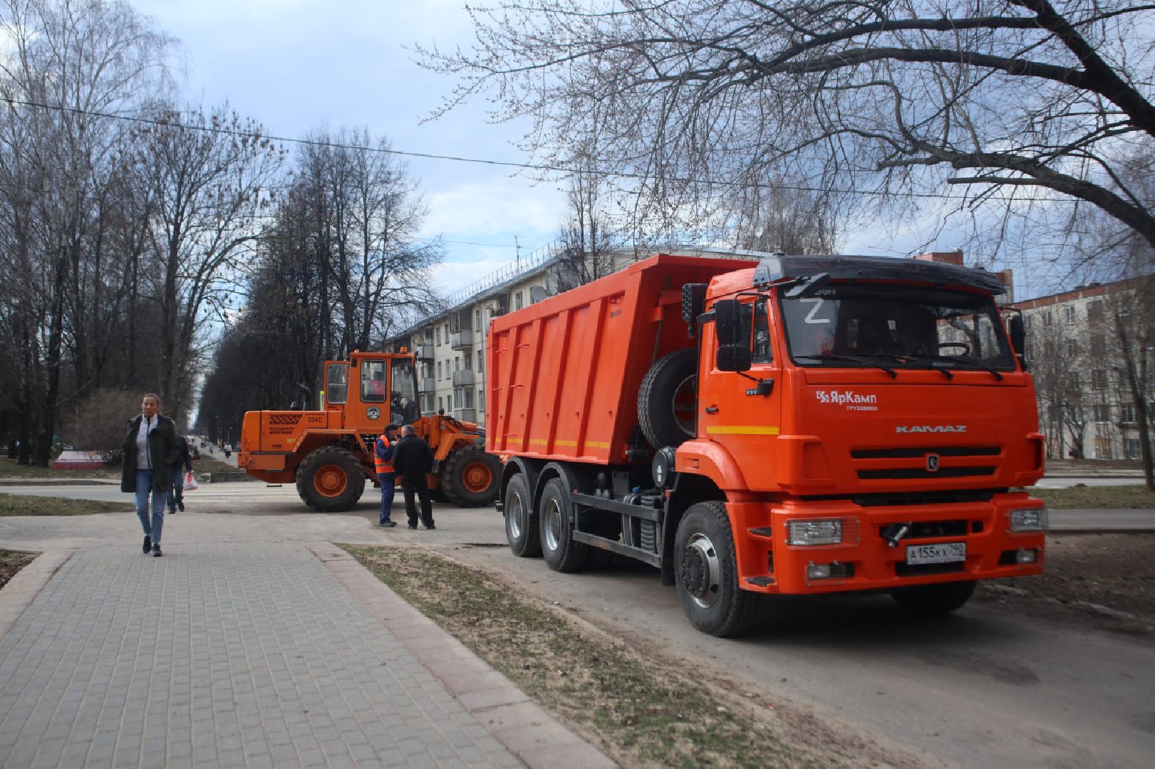 Благоустройство, Пущино, уборка дорог