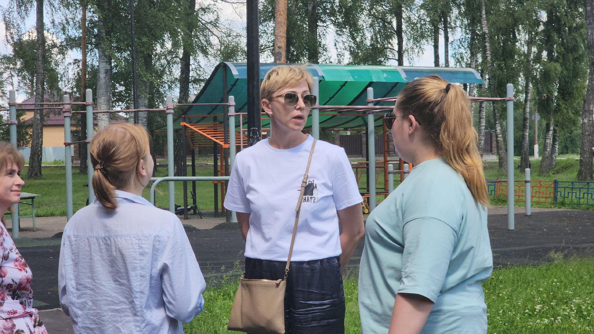 Павловский Посад, Городской округ Павловский Посад, Люди, Жители,Площадка, Ремонт,