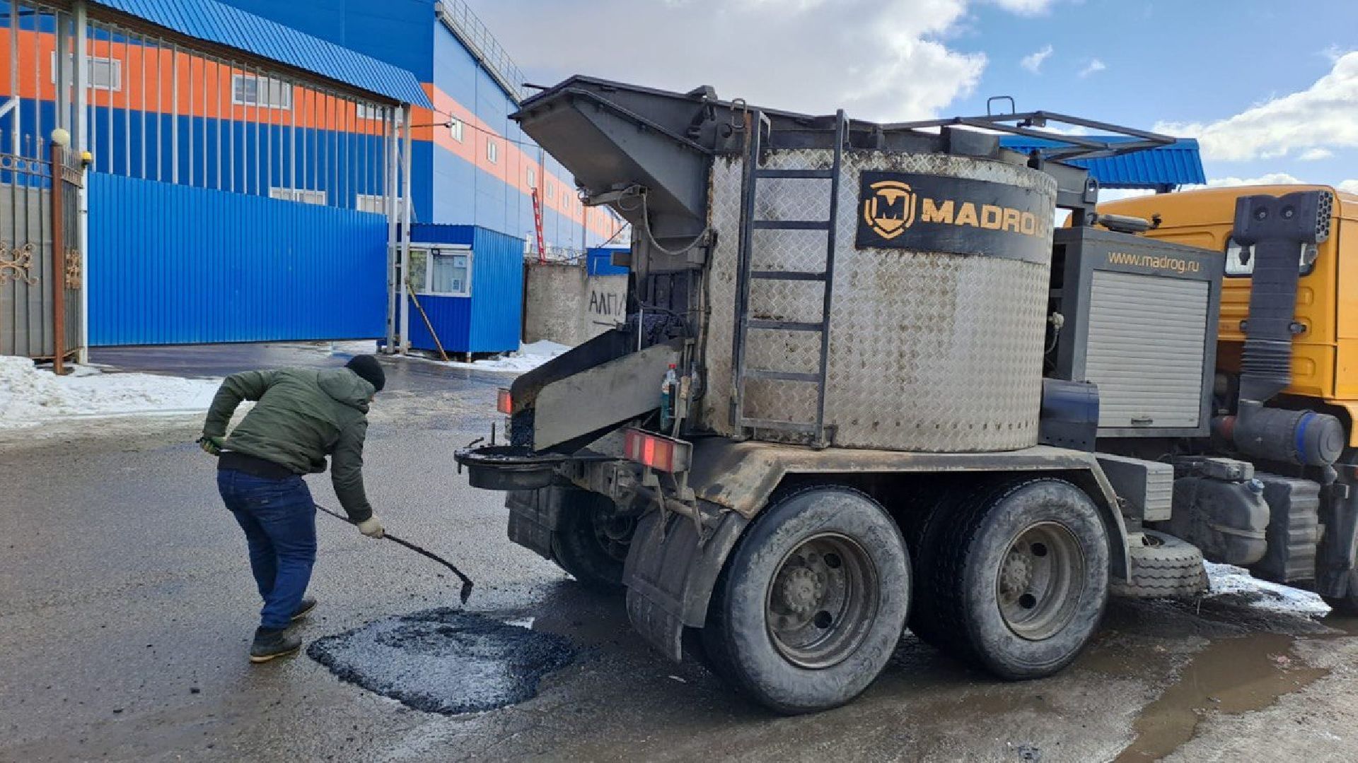 ямочный ремонт, СКПДИ, Дзержинский, литой асфальт