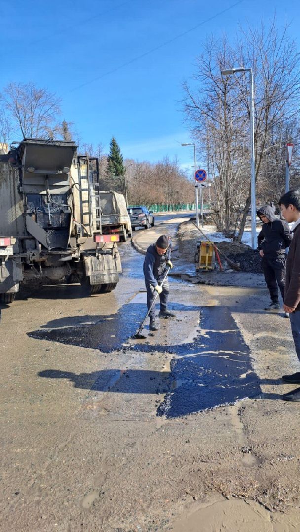 ямочный ремонт, СКПДИ, Дзержинский, литой асфальт