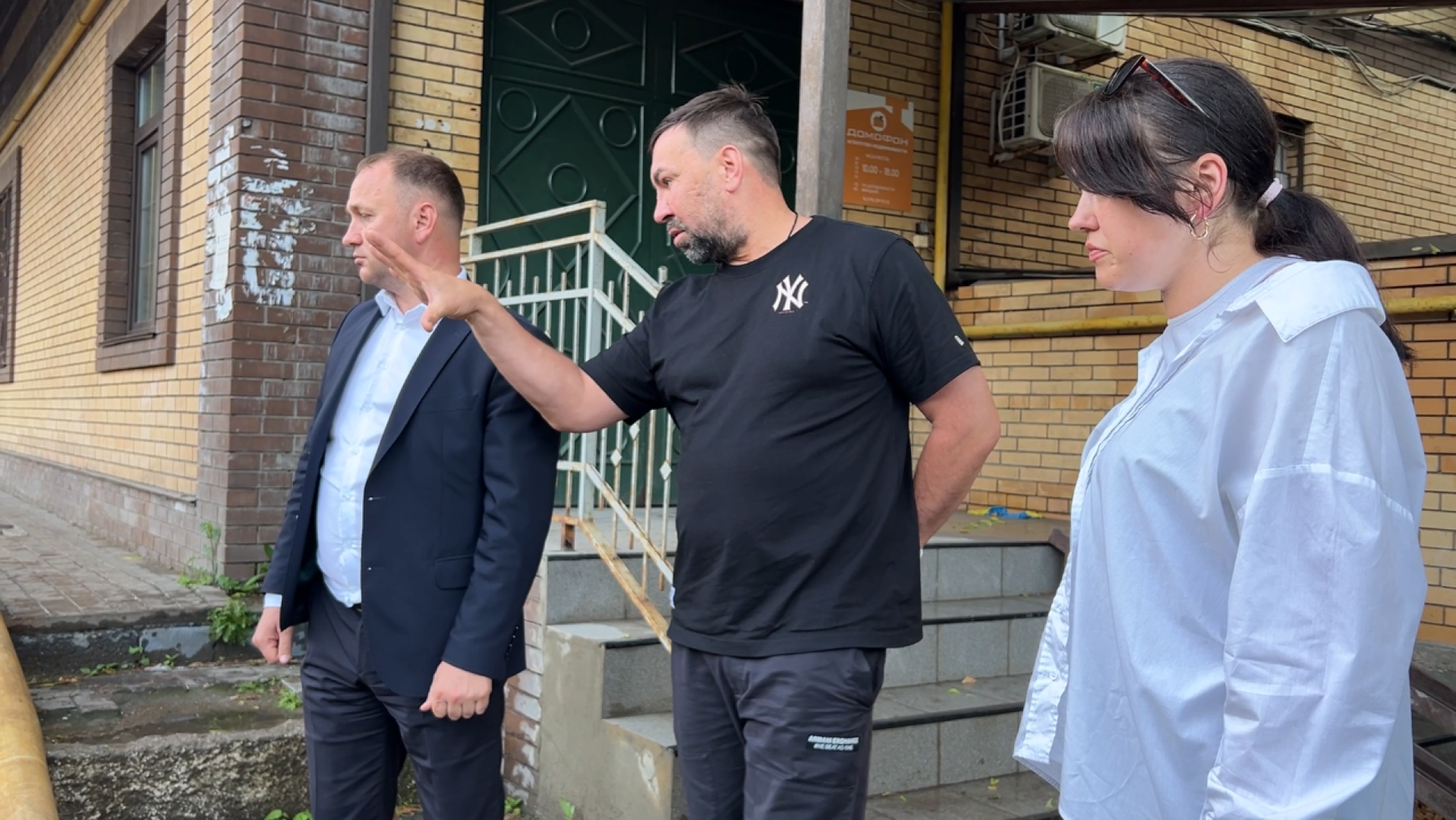 химки, жкх, осмотр хода работ, обход территории, прорыв трубы,