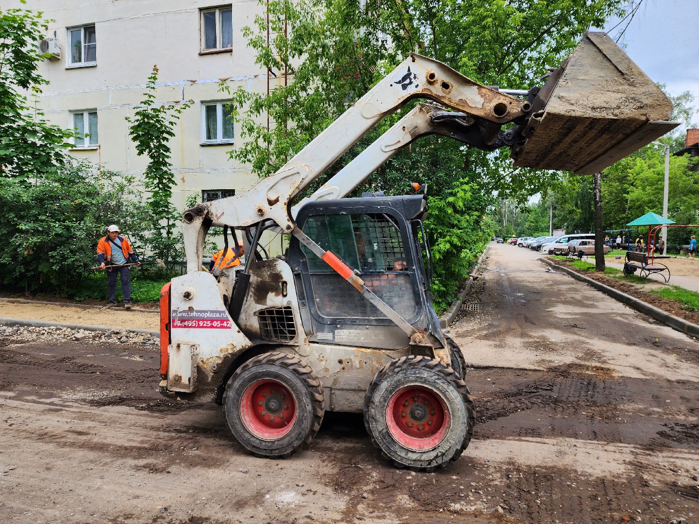 раменское, благоустройство 2023, комплексное благоустройство дворов на улице Коминтерна,