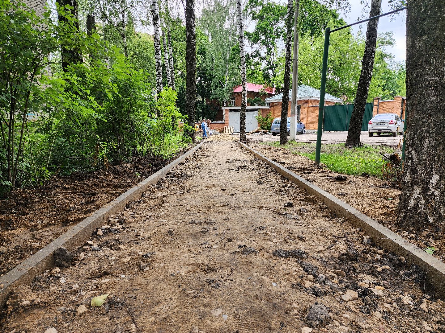 раменское, благоустройство 2023, комплексное благоустройство дворов на улице Коминтерна,