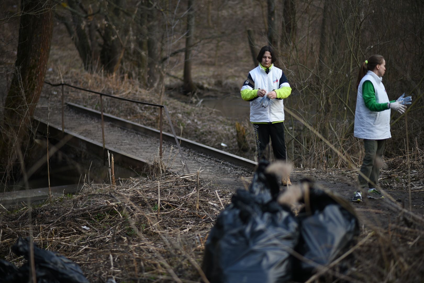 Молодая гвардия, Уборка мусора, Бронницы