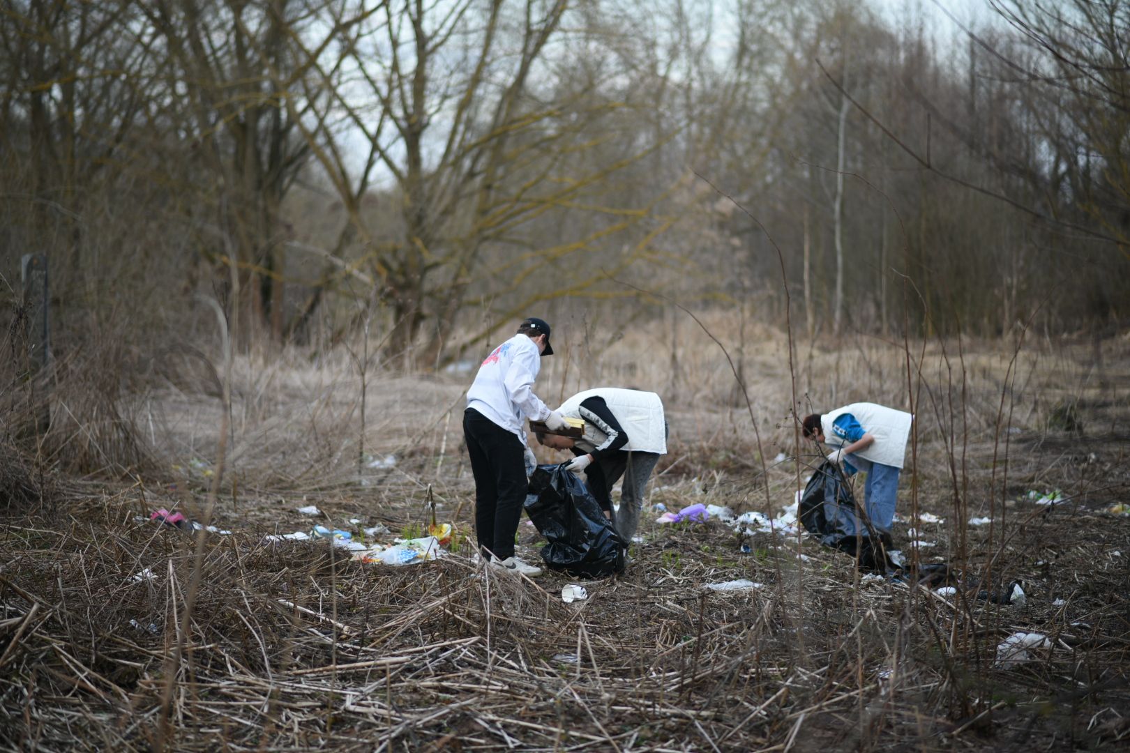 Молодая гвардия, Уборка мусора, Бронницы