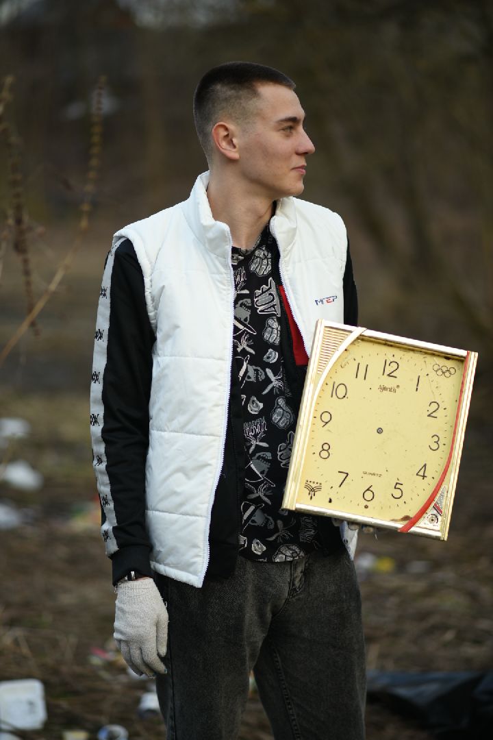 Молодая гвардия, Уборка мусора, Бронницы