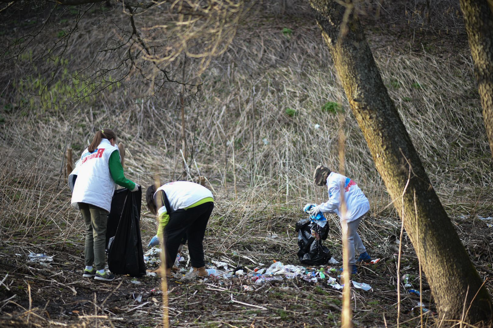 Молодая гвардия, Уборка мусора, Бронницы