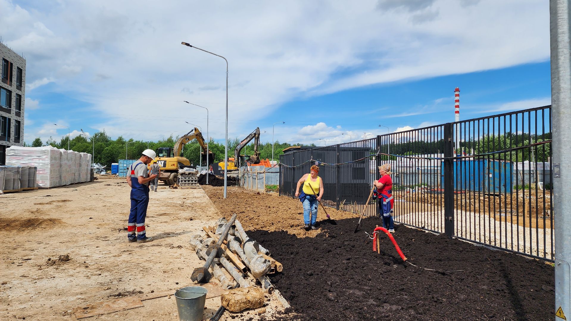 Стройка, Школа, Лобня,