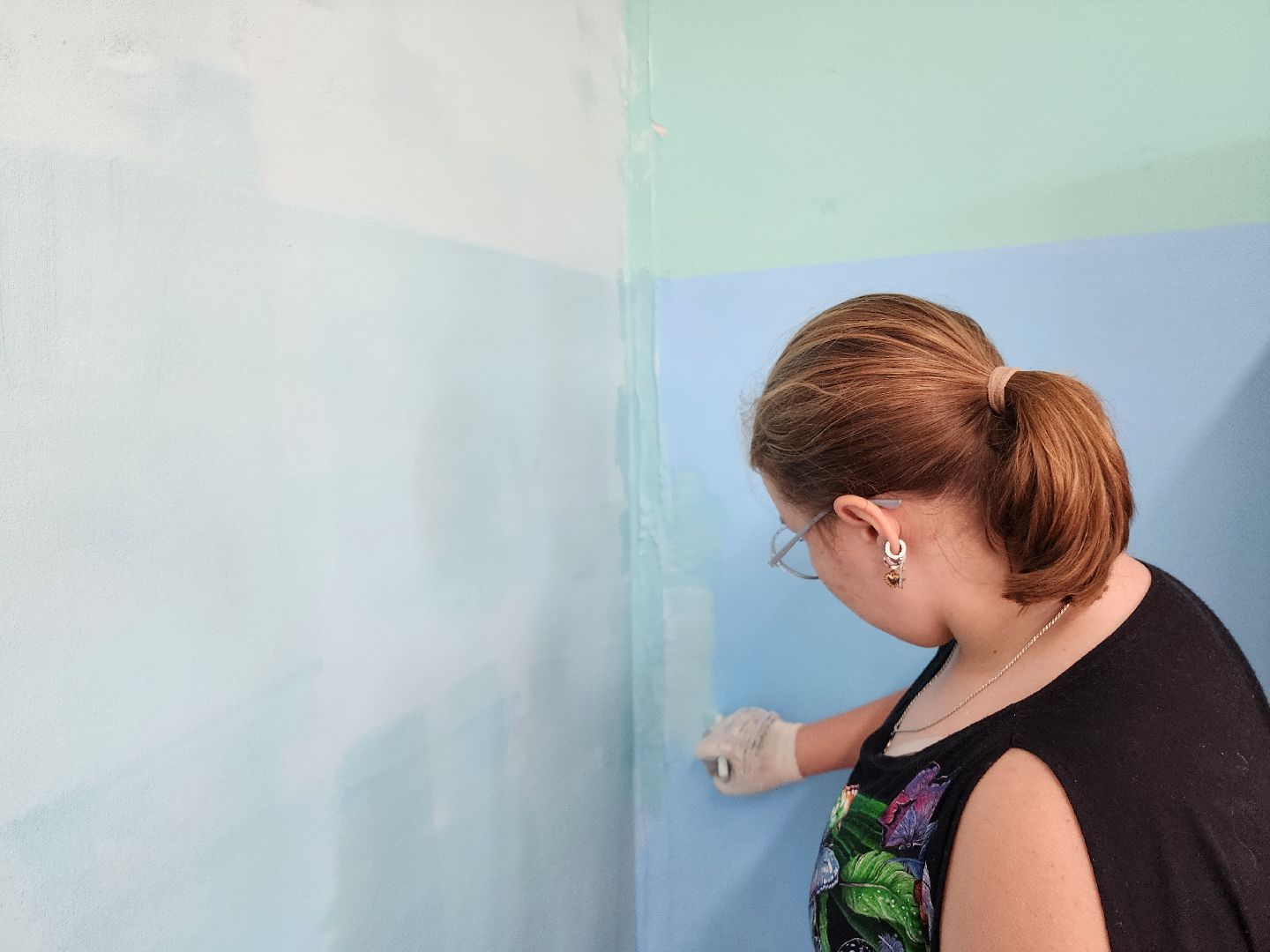 красноармейск, г.о. пушкинский, трудовые бригады, ремонт в школе,