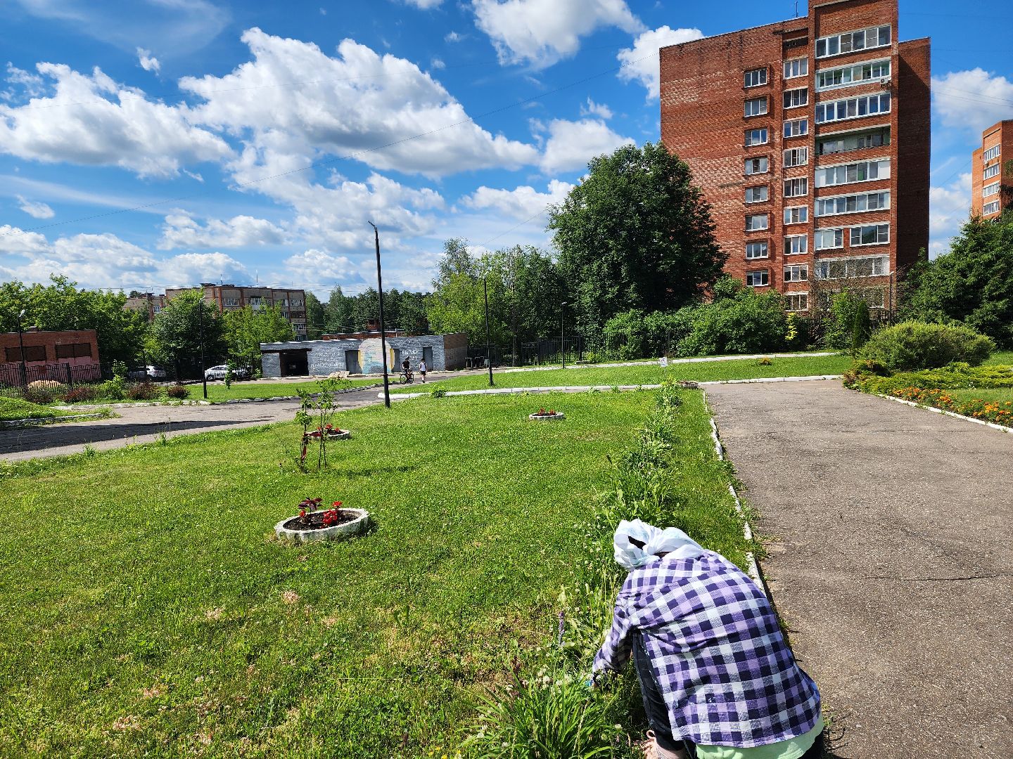 красноармейск, г.о. пушкинский, трудовые бригады, ремонт в школе,