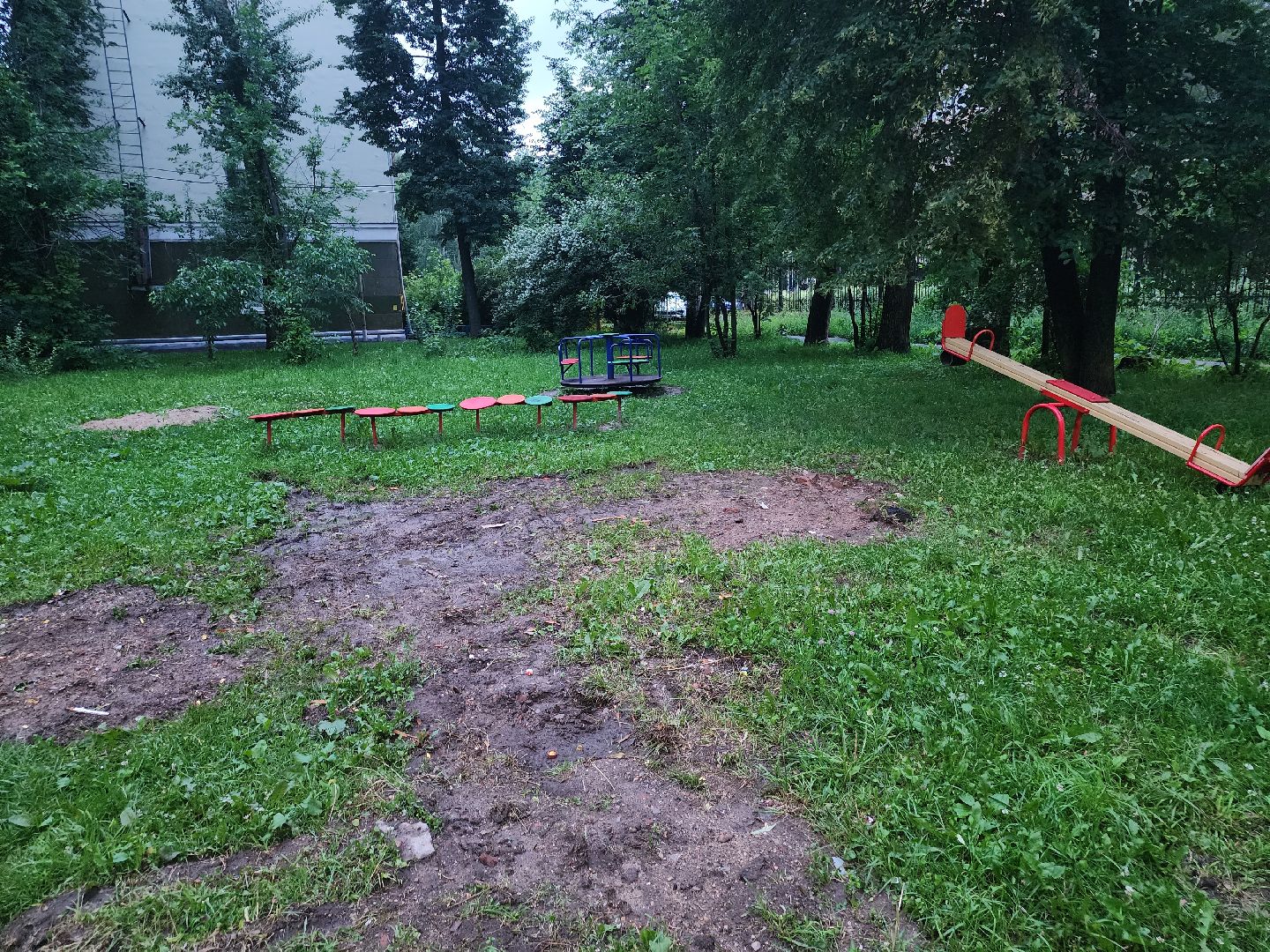 долгопрудный, мбу благоустройство, план добрых дел, детская площадка, горка, демонтаж,