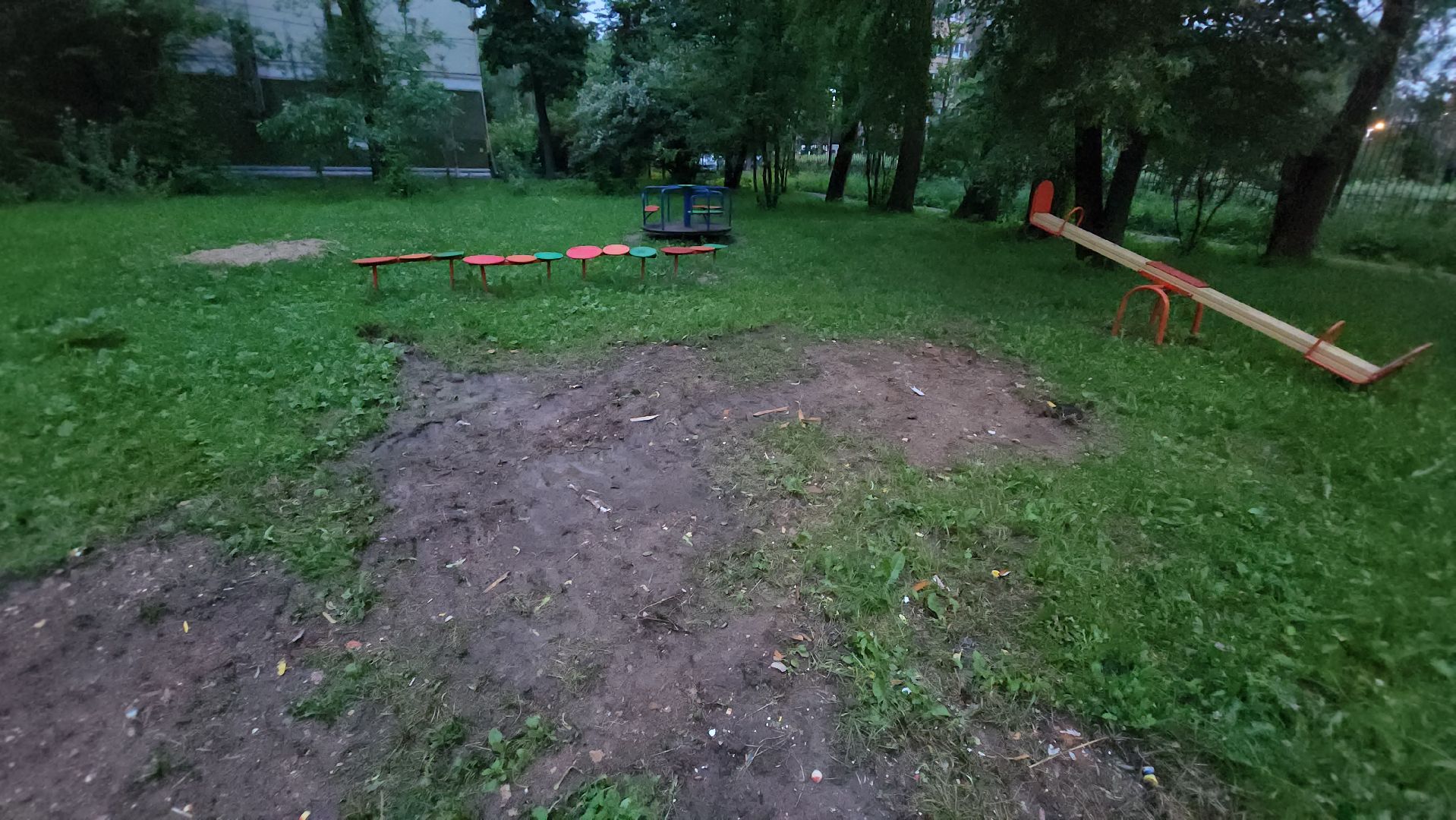 долгопрудный, мбу благоустройство, план добрых дел, детская площадка, горка, демонтаж,