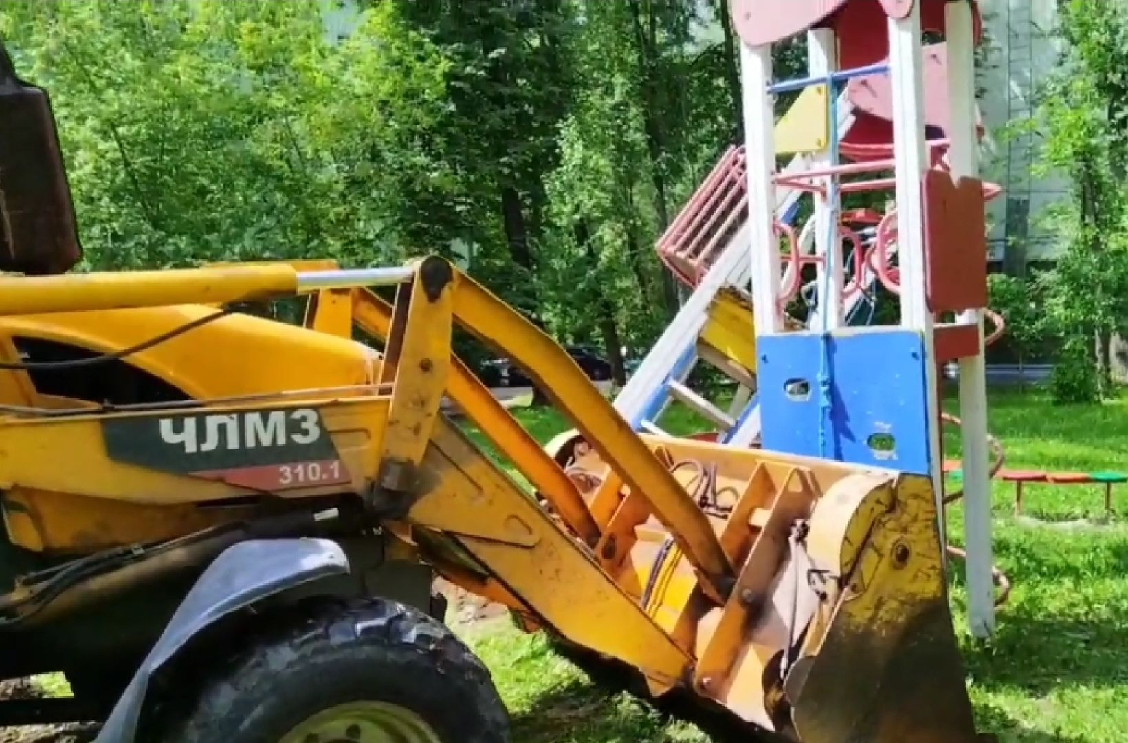 долгопрудный, мбу благоустройство, план добрых дел, детская площадка, горка, демонтаж,