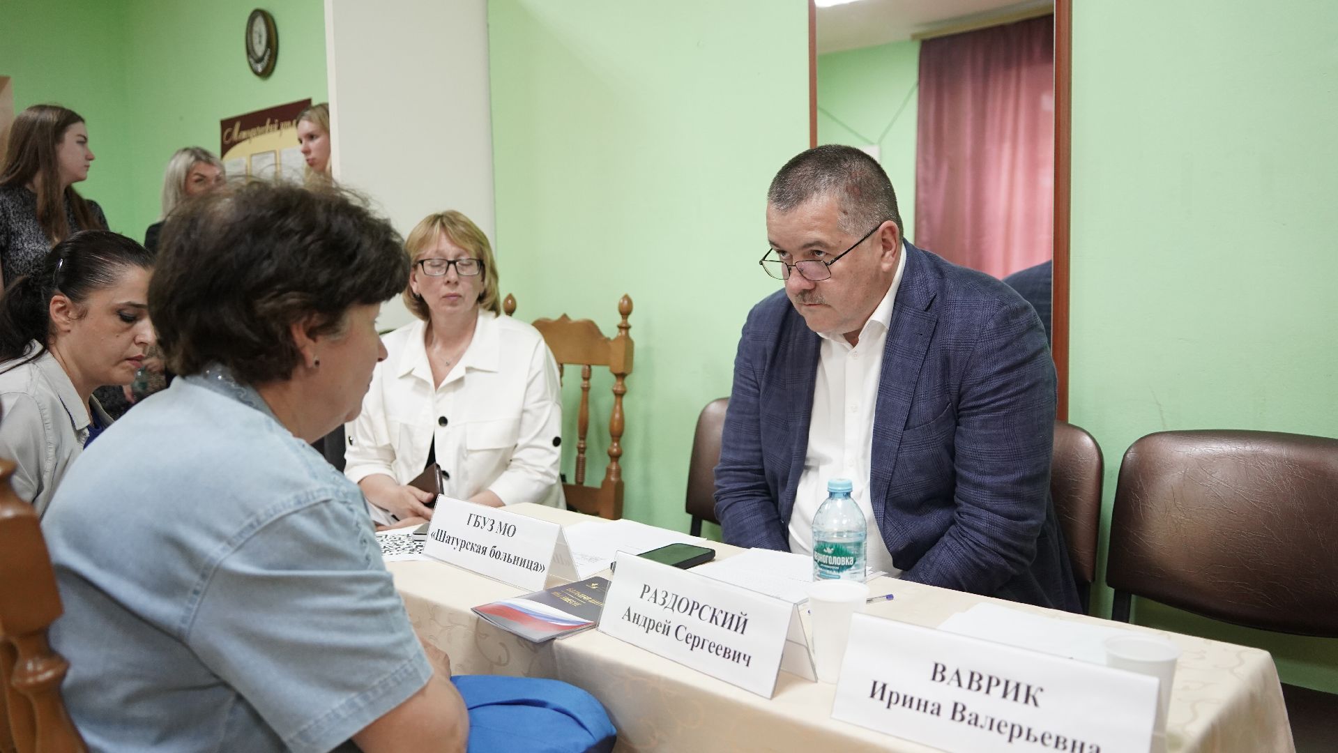 выездная администрация, прием граждан, Большая Шатура, диалог с властью, министерство здравоохранения подмосковья,