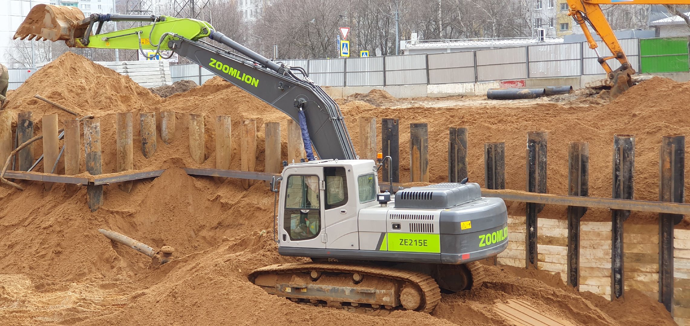 Строительство, поликлиника, Котельники, Подмосковье, нулевой цикл