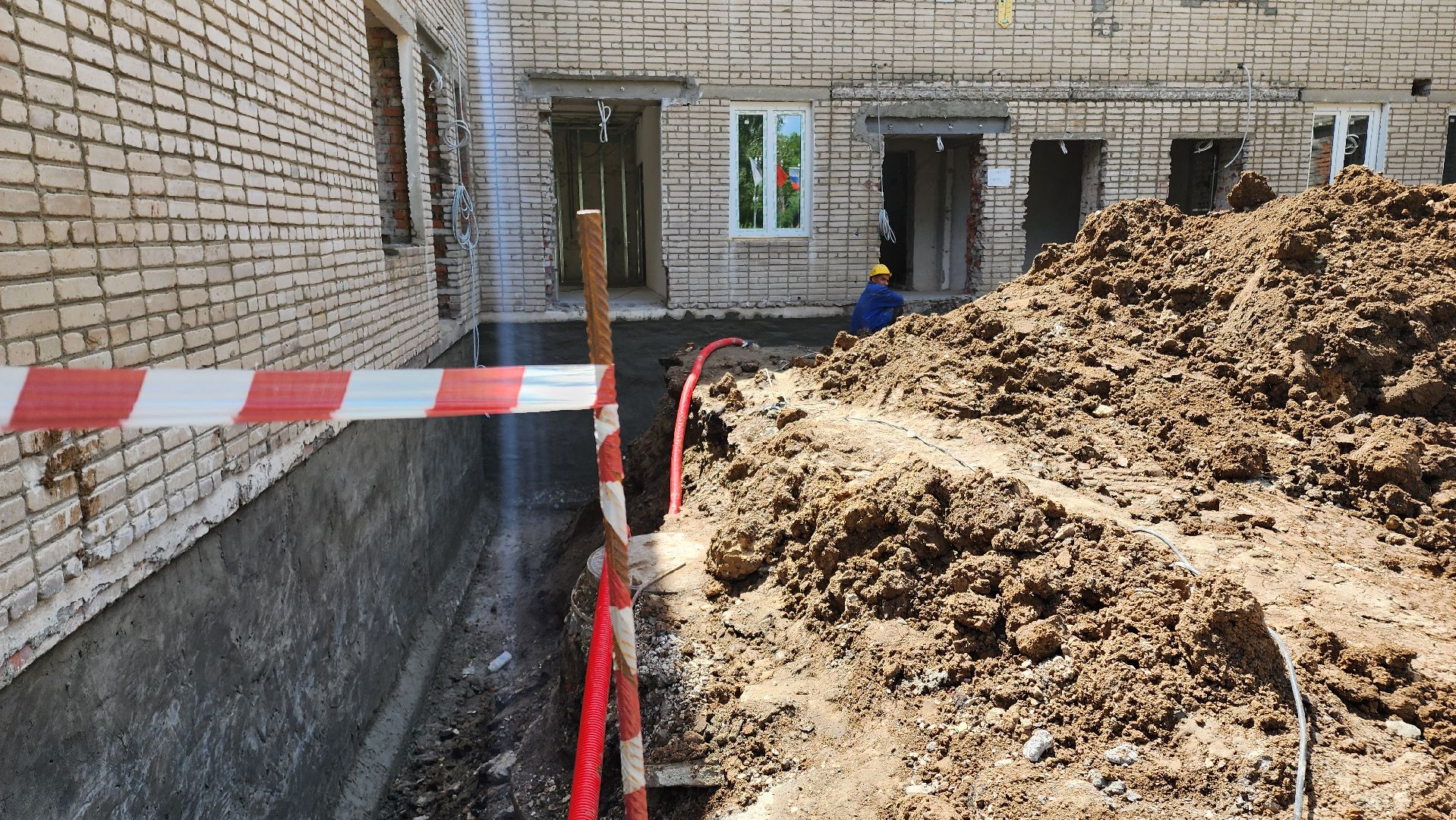 кашира, ожерелье, капитальный ремонт, детский сад, укрепление фундамента, дренаж, теплый пол, вентиляция, малые архитектурные формы,