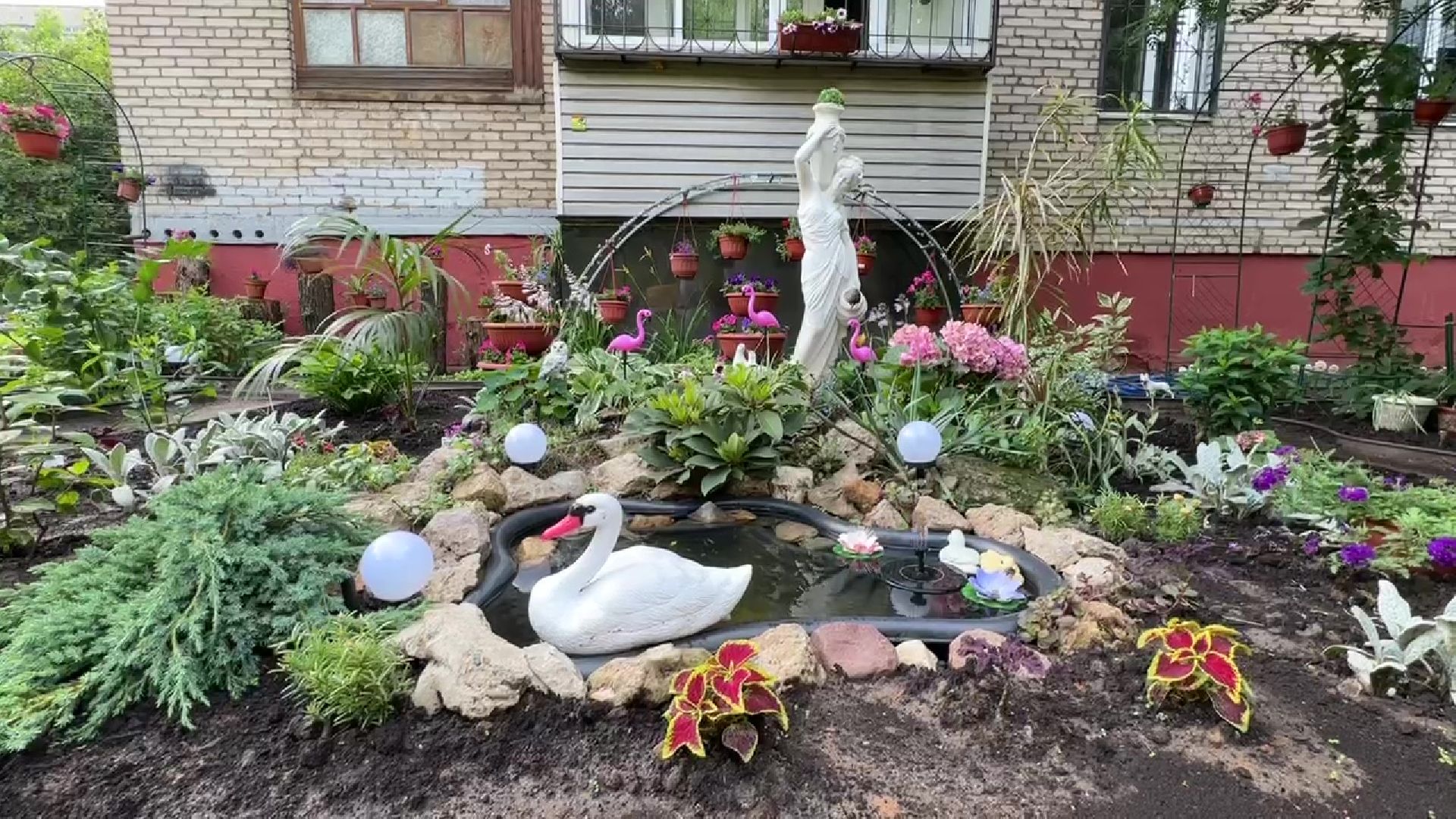 Реутов, благоустройство, клумба, своими руками,