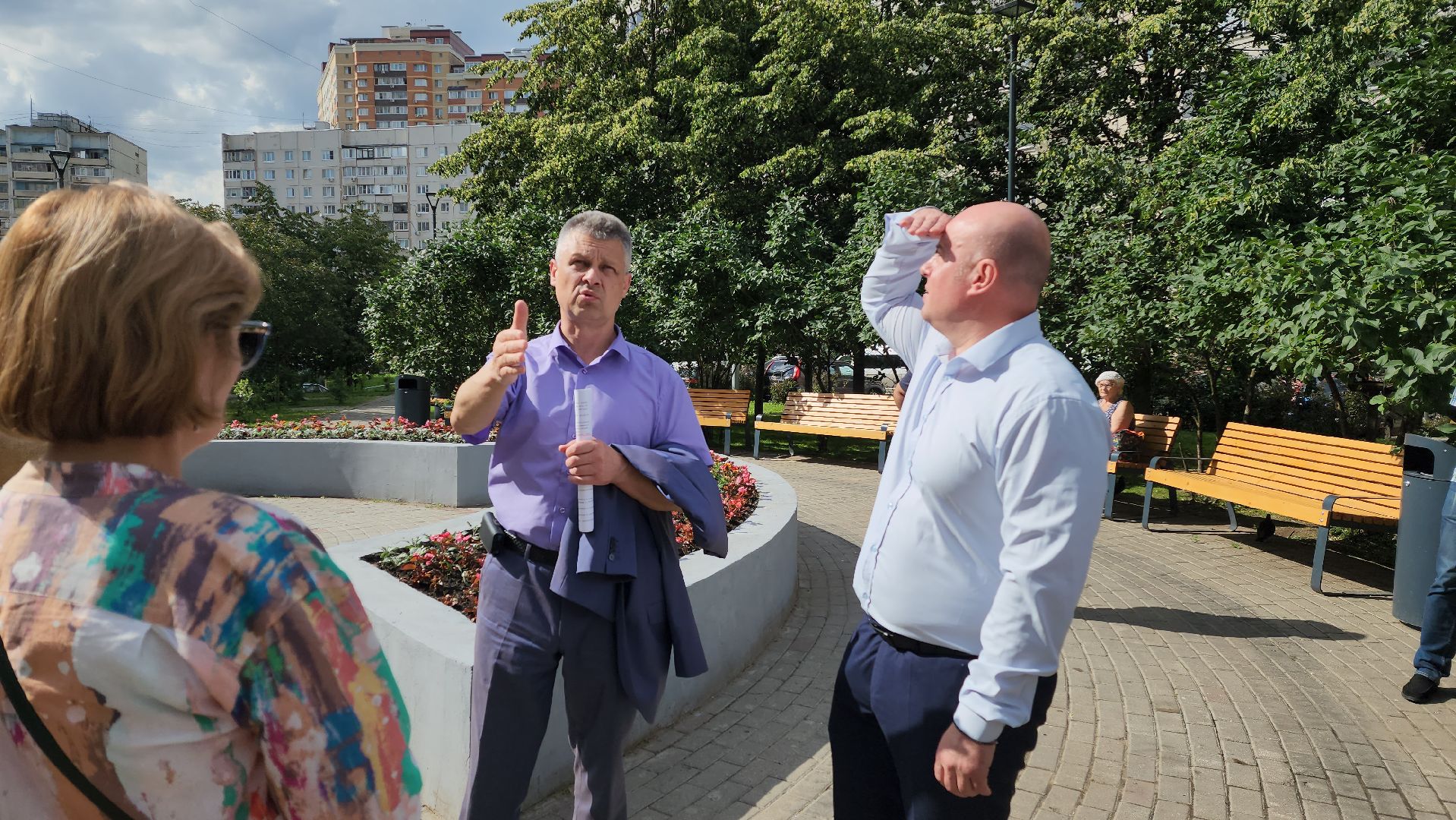 по следам выездной администрации, поручение главы, городской сквер, озеленение города,