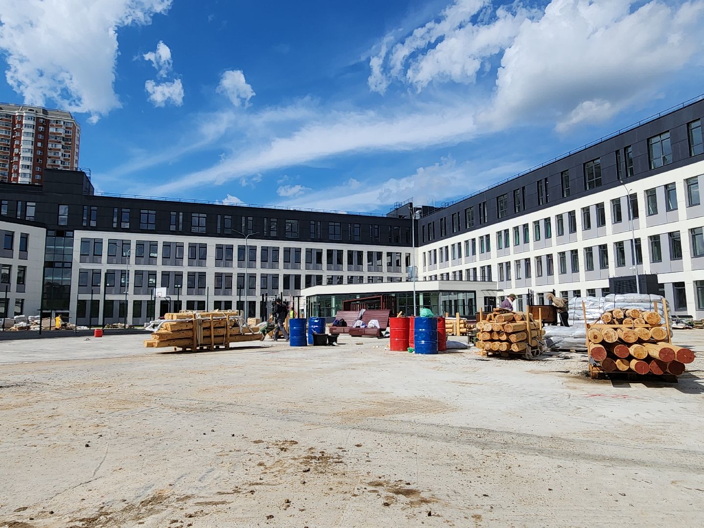 красногорск, павшинская пойма, школа, строительство,