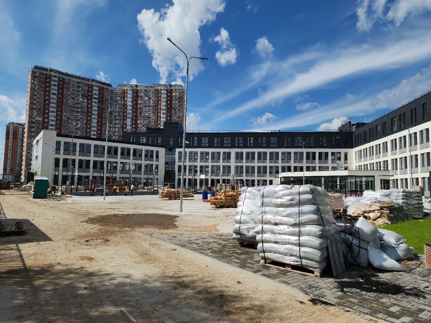 красногорск, павшинская пойма, школа, строительство,