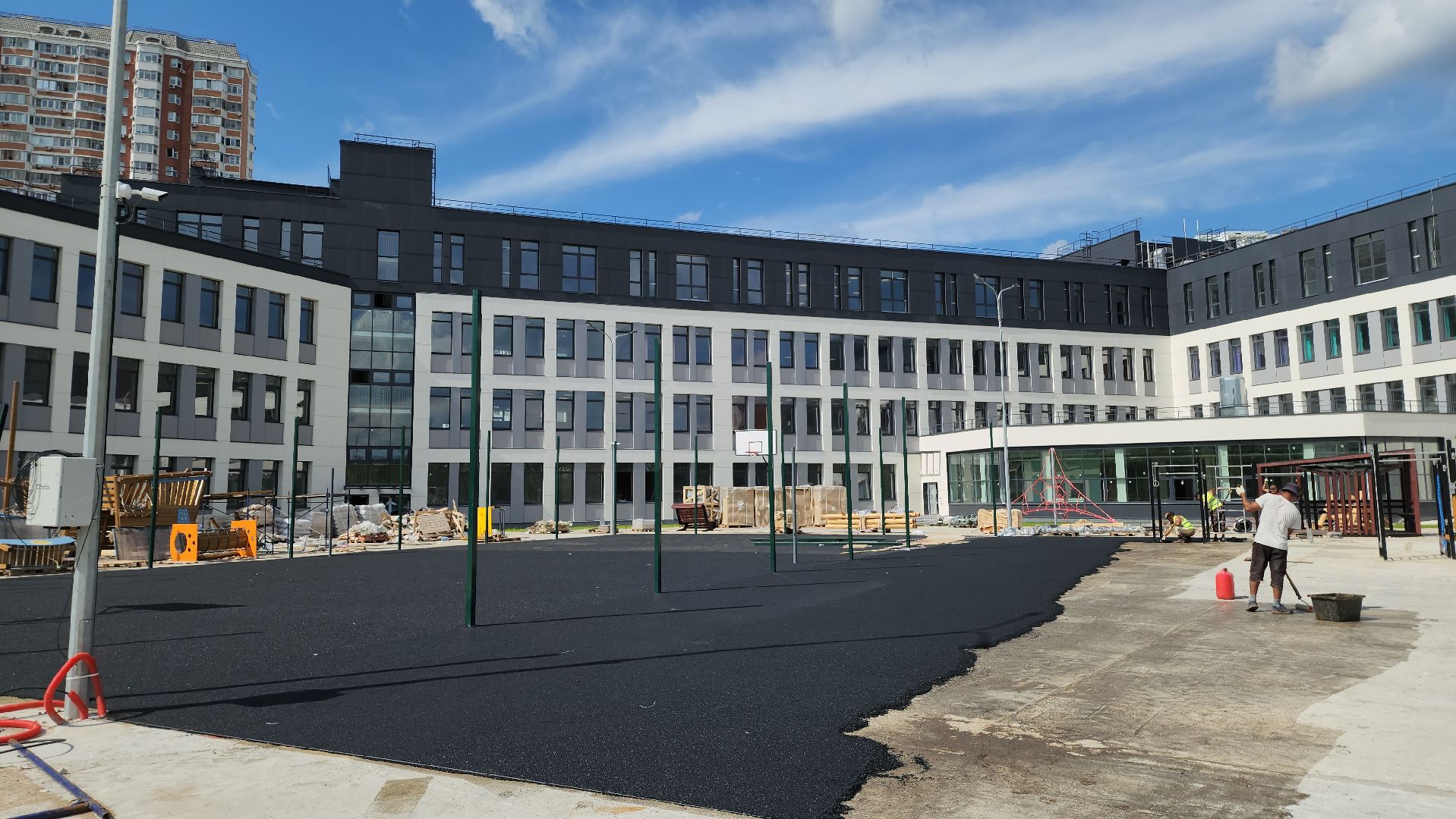 красногорск, павшинская пойма, школа, строительство,