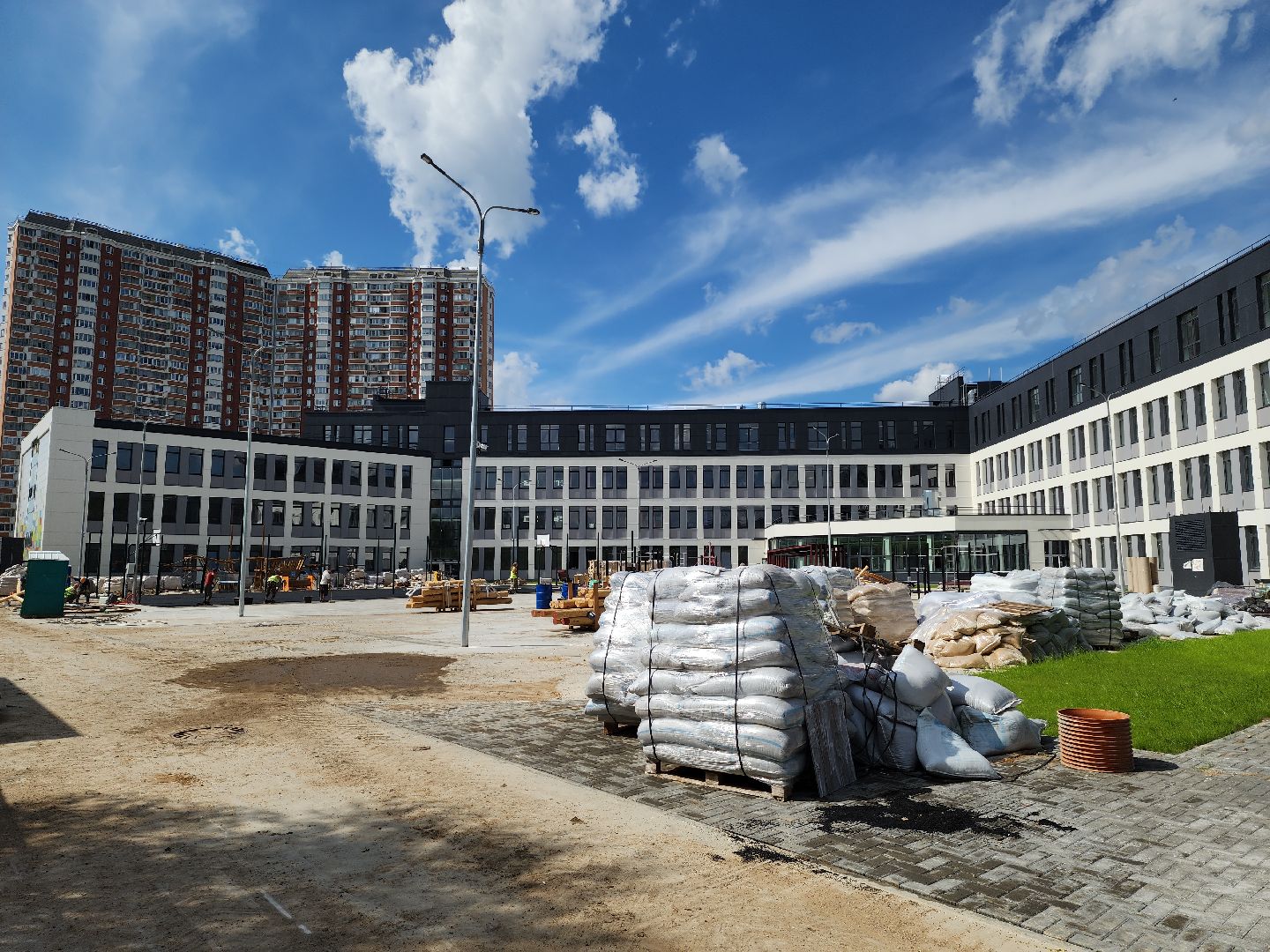 красногорск, павшинская пойма, школа, строительство,