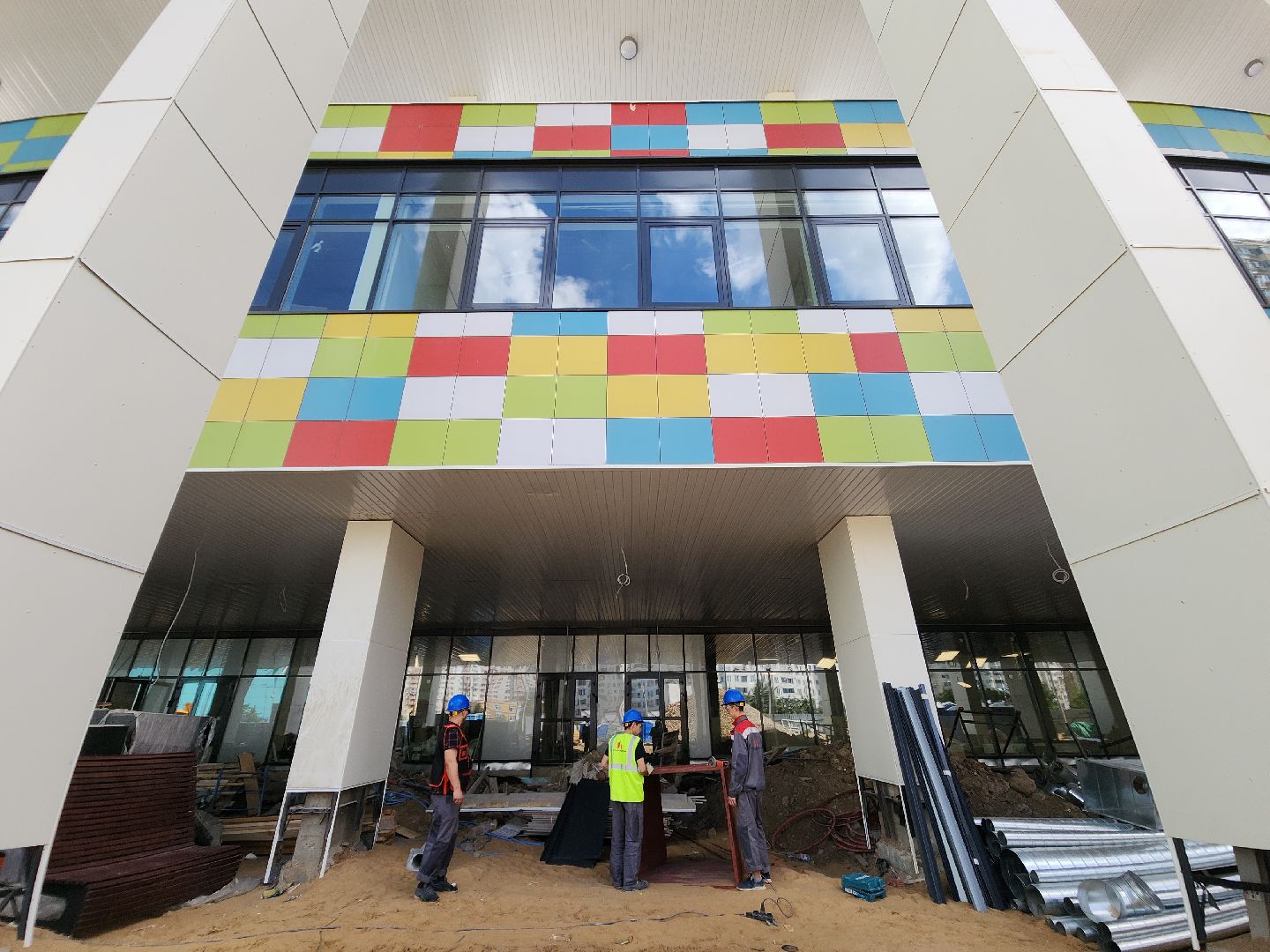 красногорск, павшинская пойма, школа, строительство,