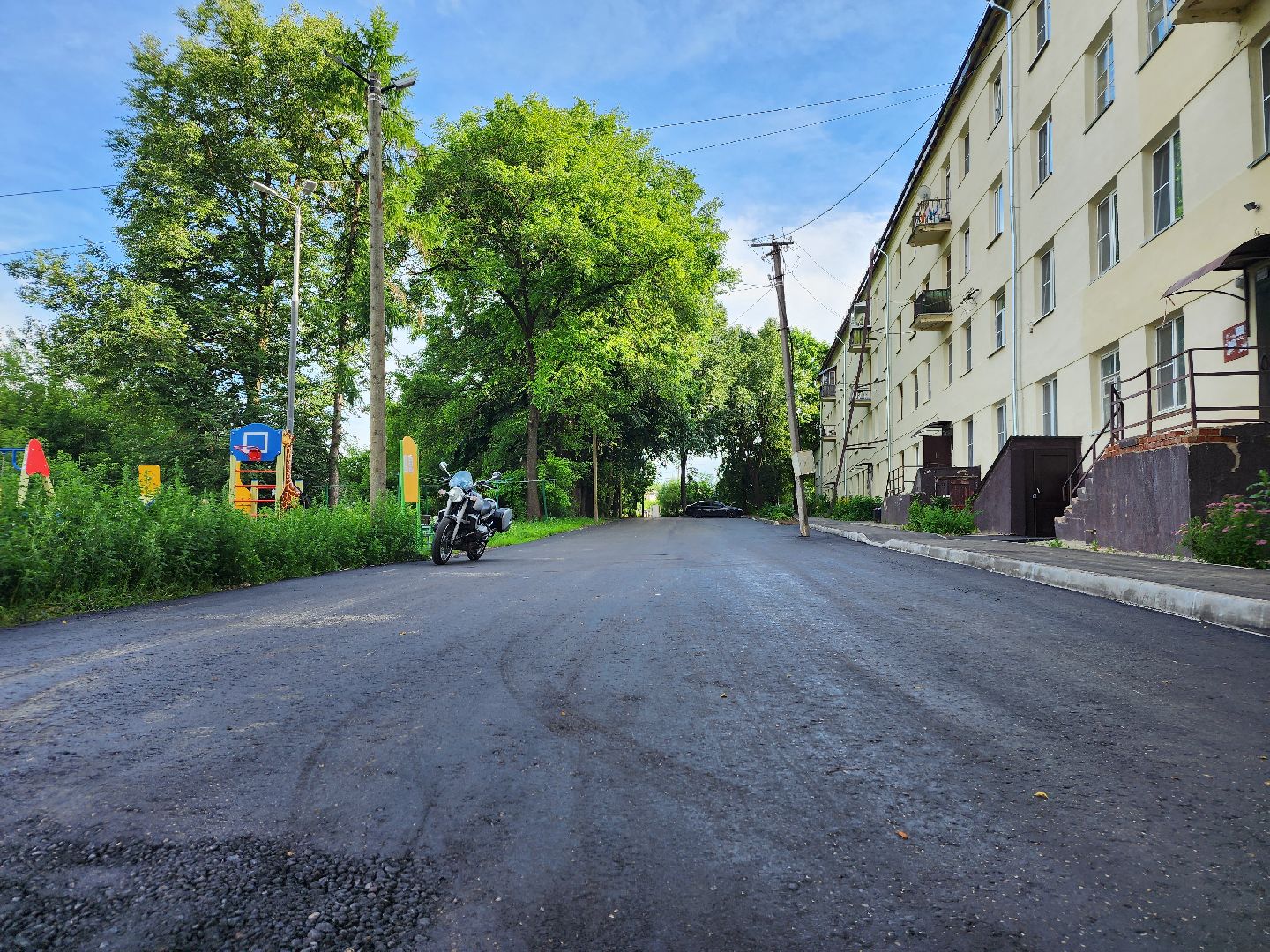 волоколамск, благоустройство, двор, асфальт,