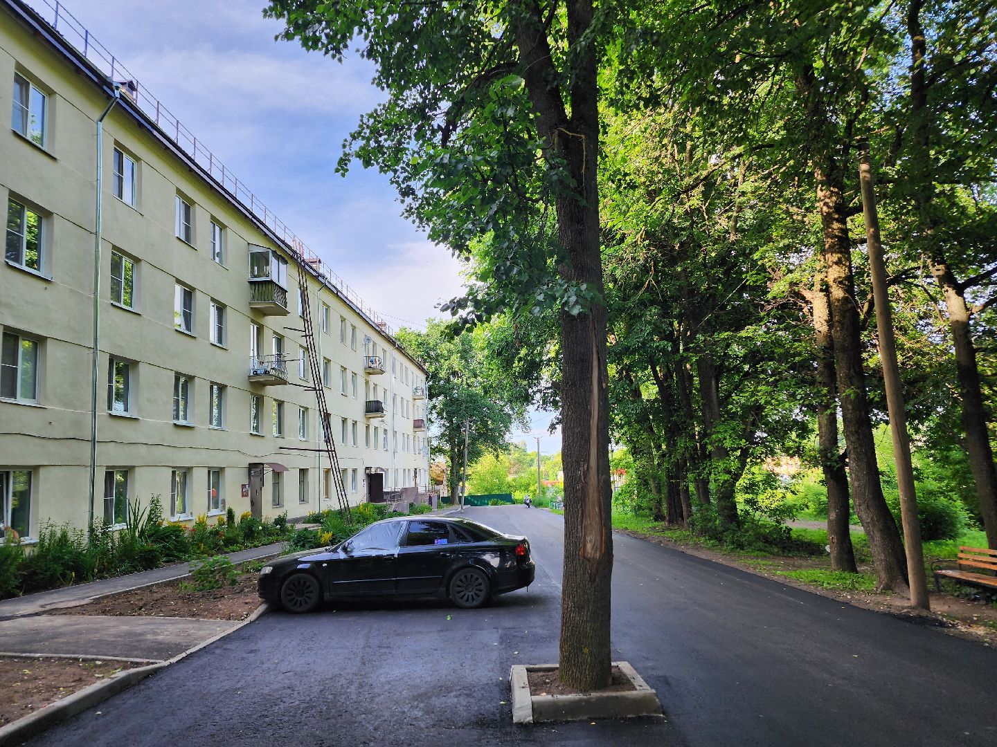 волоколамск, благоустройство, двор, асфальт,