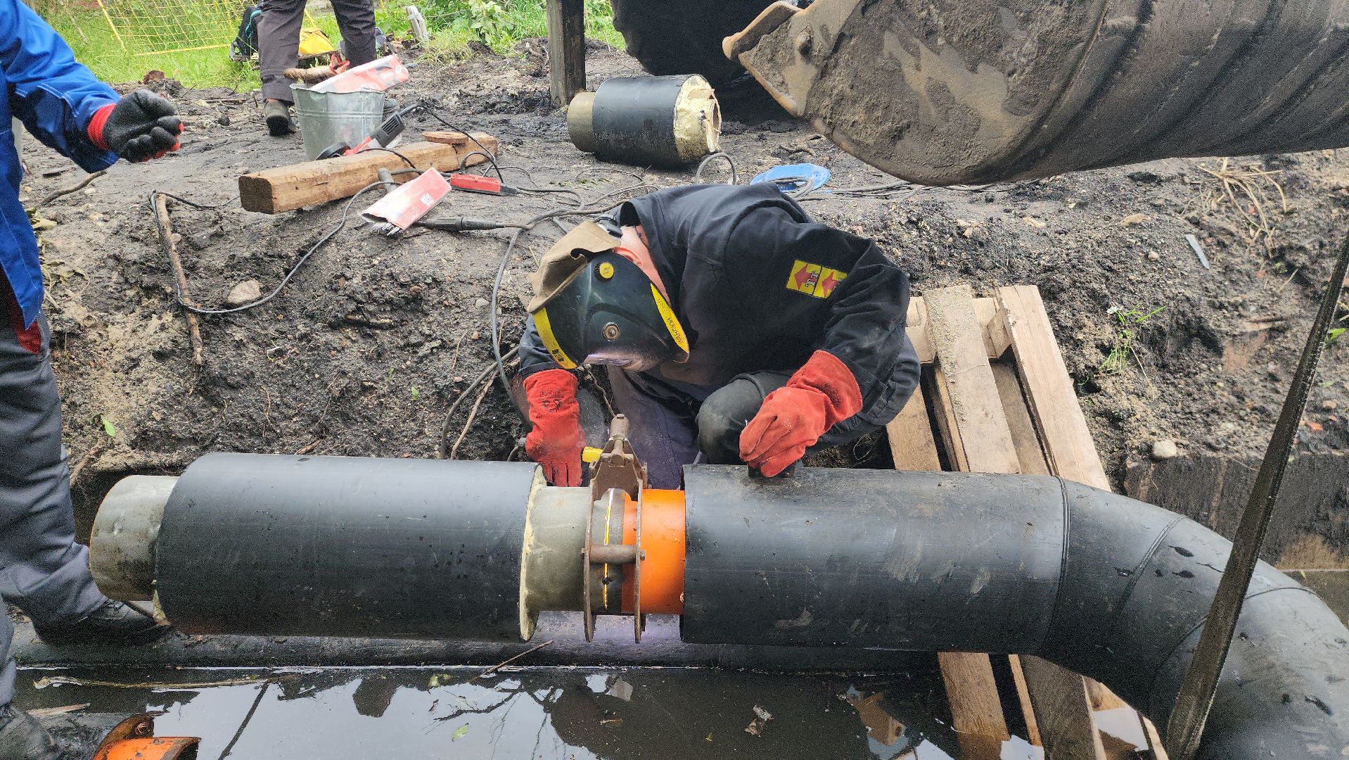 шатура, замена трубопровода, замена труб отопления, жкх, жкх и благоустройство, жкх подмосковье, шатурская грэс,