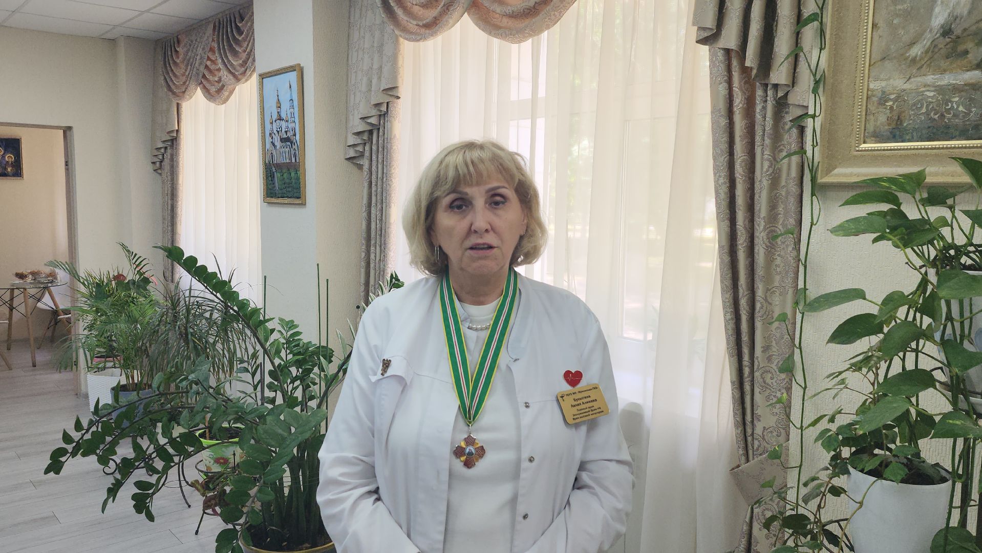 Знак преподобного Сергия Радожнежского, награда, Лилия Бусыгина, сергий радонежский, Жуковская ОКБ, главврач,