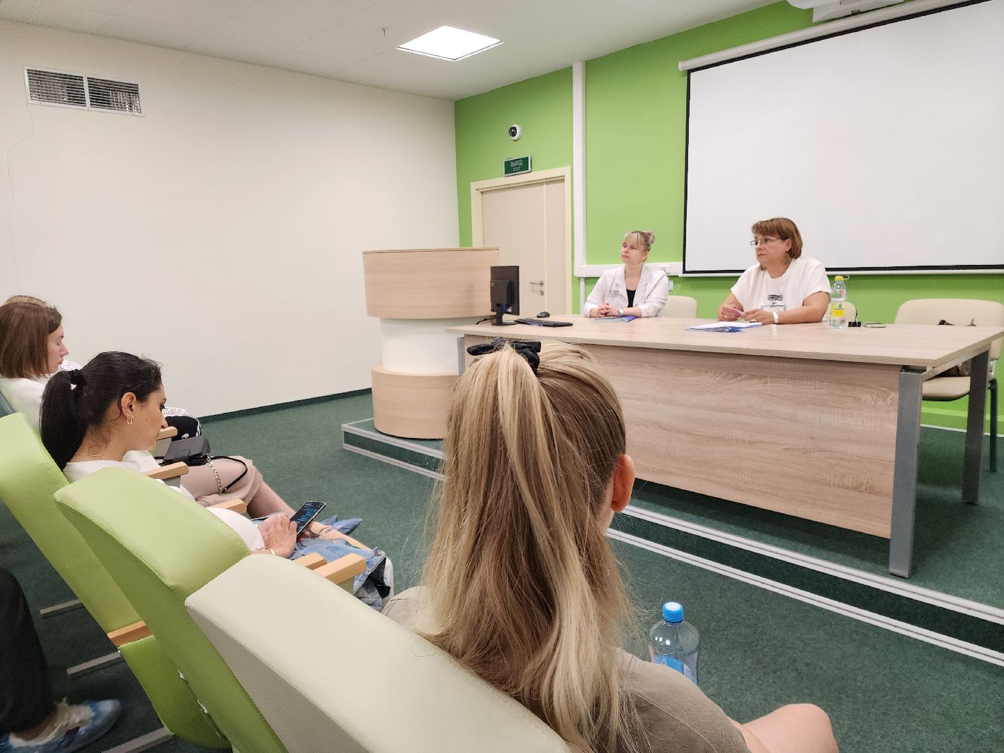 раменское, медицина, центр материнства и детства, школа матерей, занятие по теме соцподдержки,