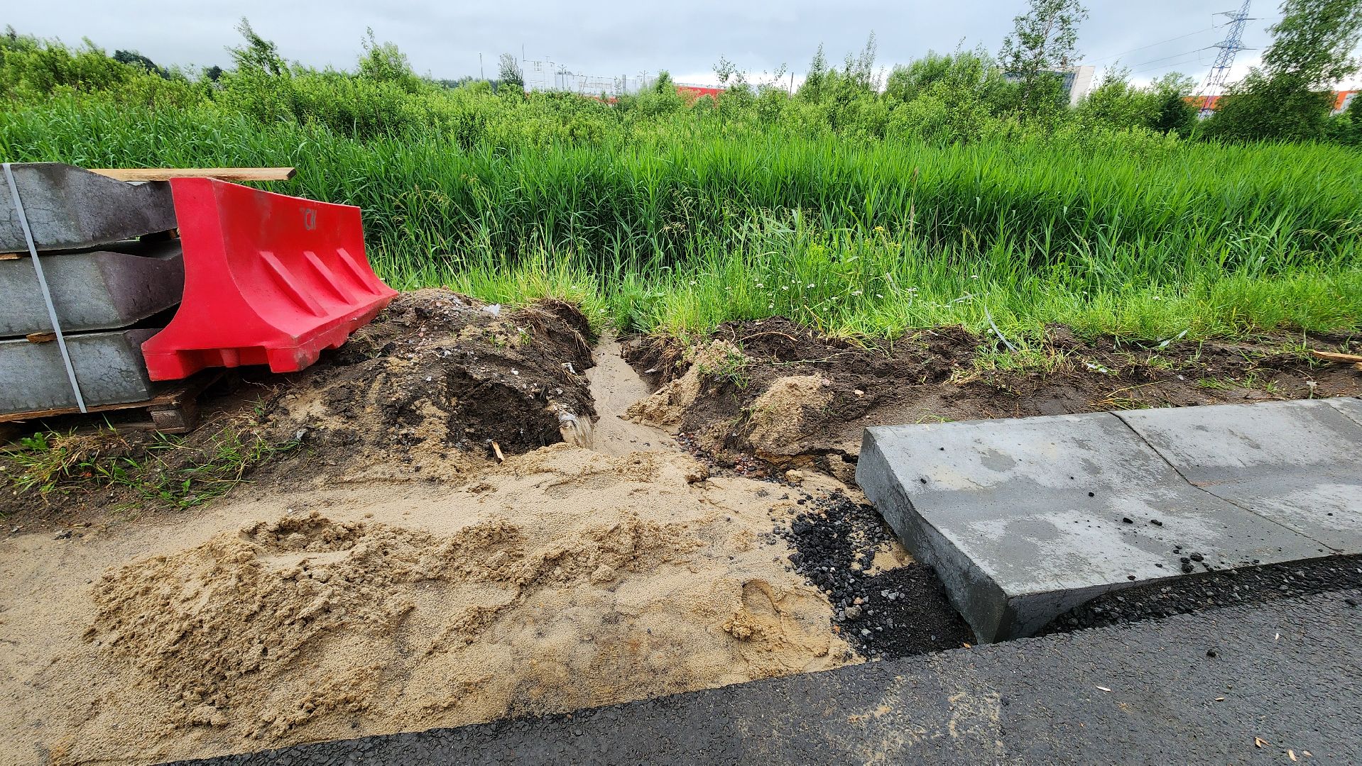 Солнечногорск, ленинградское шоссе, дороги, ливневая канализация,