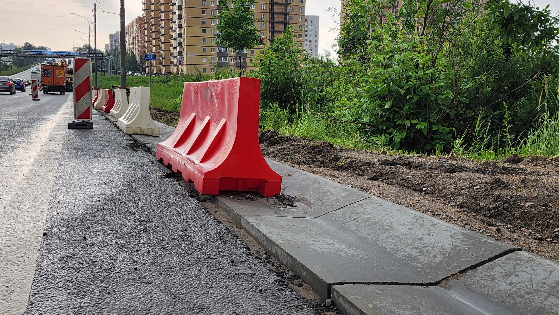 Солнечногорск, ленинградское шоссе, дороги, ливневая канализация,