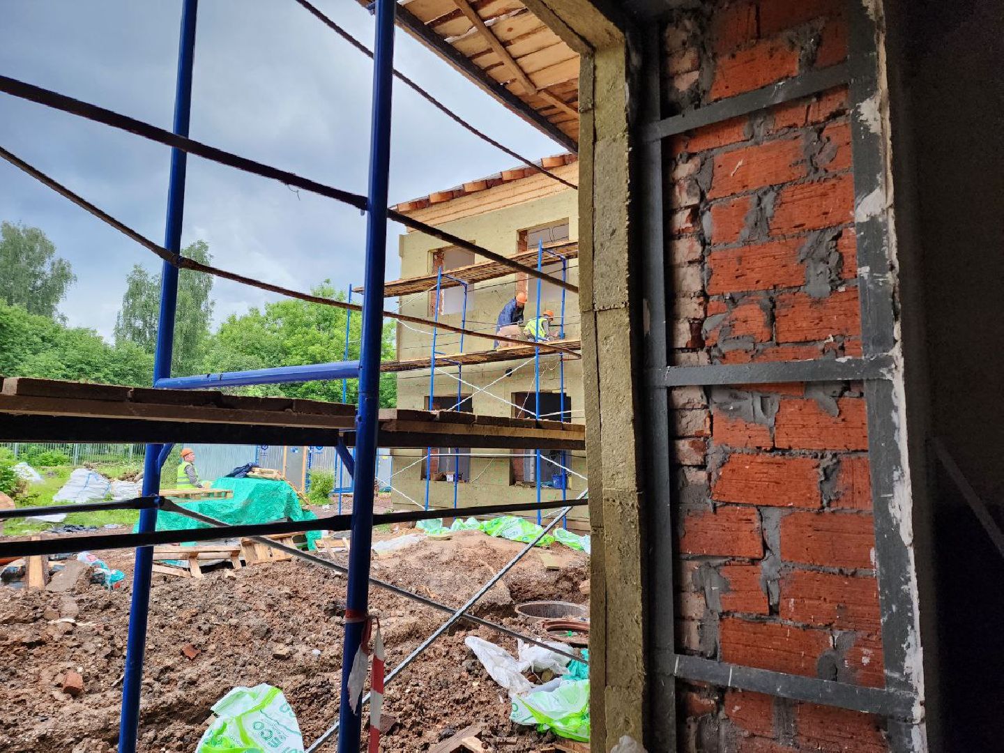 Солнечногорск, Ремонт, Ремонт школы, Капитальный ремонт, Рабочие,