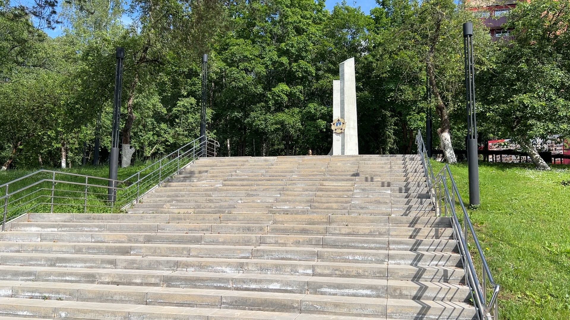 день памяти и скорби, Власиха сквер Жукова, Свеча памяти во Власихе, благоустройство сквера во Власихе, Памятник Жукову во Власихе,