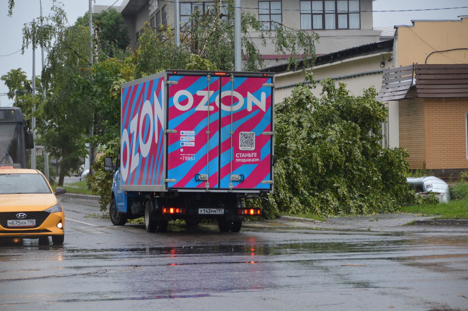 ЧП, шатура, тропический ливень, погода,