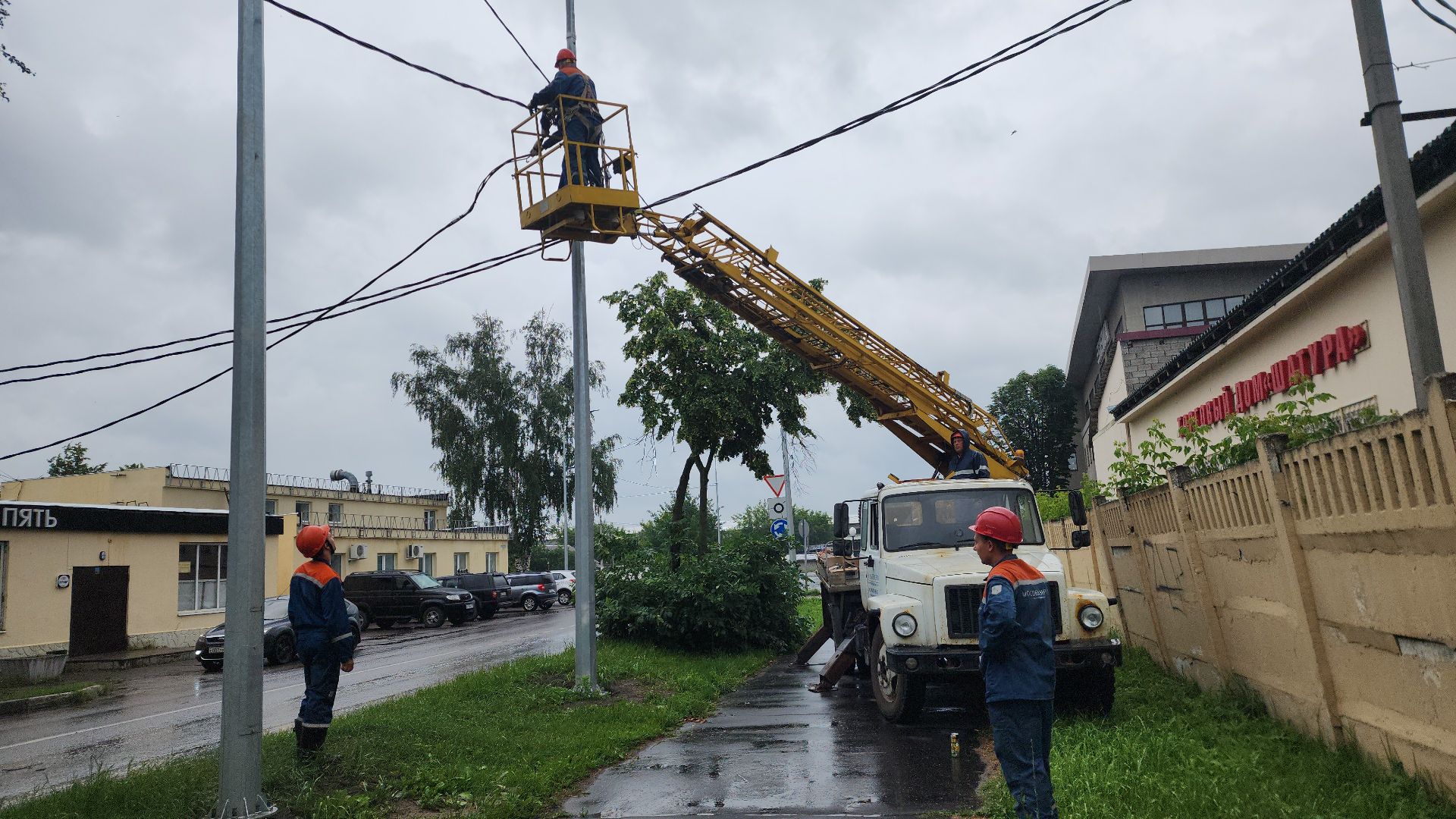ЧП, шатура, тропический ливень, погода,