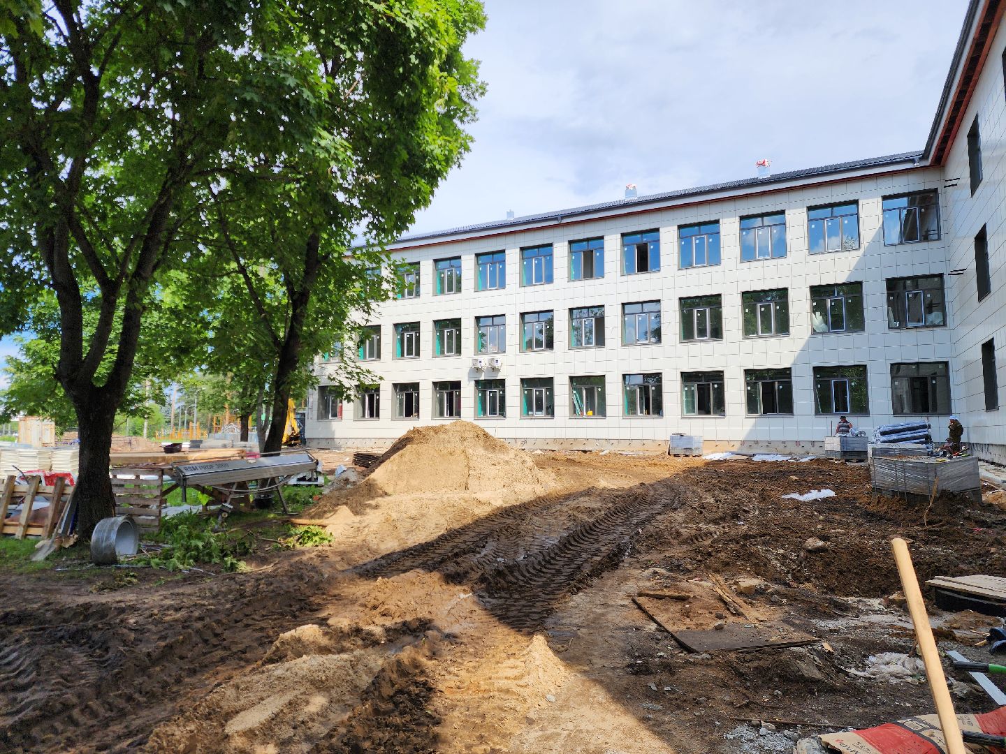 школа, ремонт, строительство, центр образования, ремонт школы, ногинск,