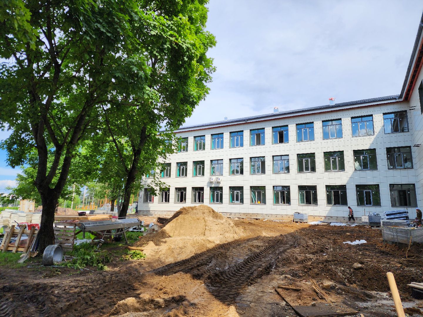 школа, ремонт, строительство, центр образования, ремонт школы, ногинск,