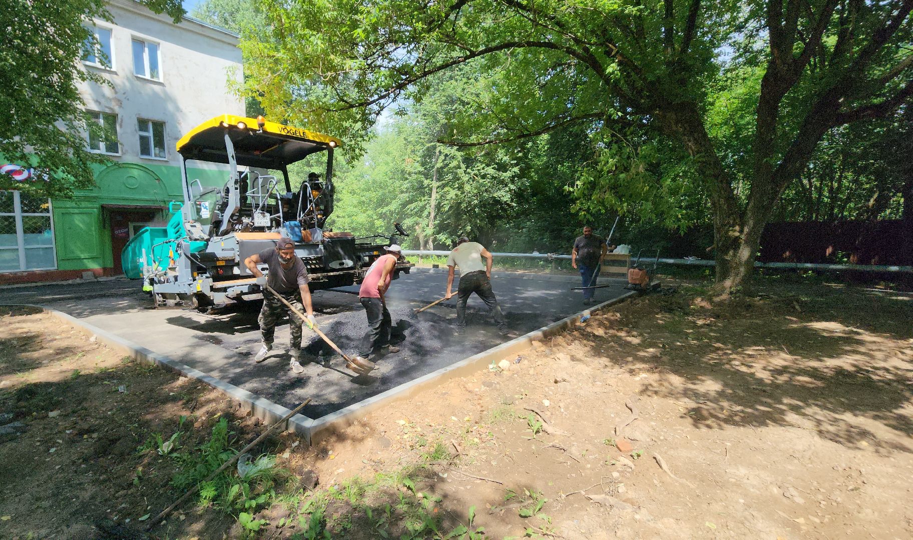 серпухов, асфальт, благоустройство, микр бумажной фабрики, улица дальняя,