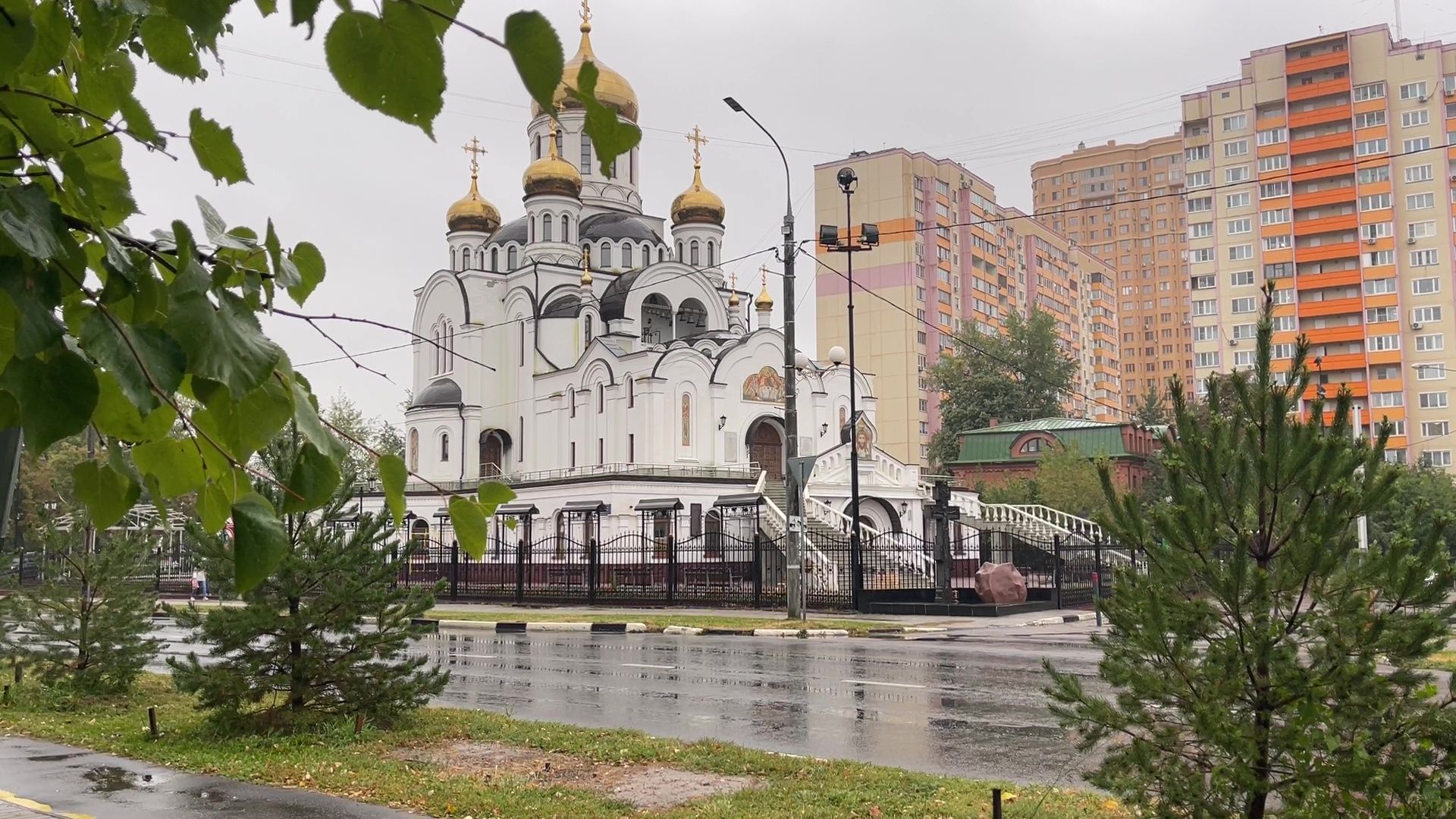 Реутов, непогода, ураган, дождь, деревья,